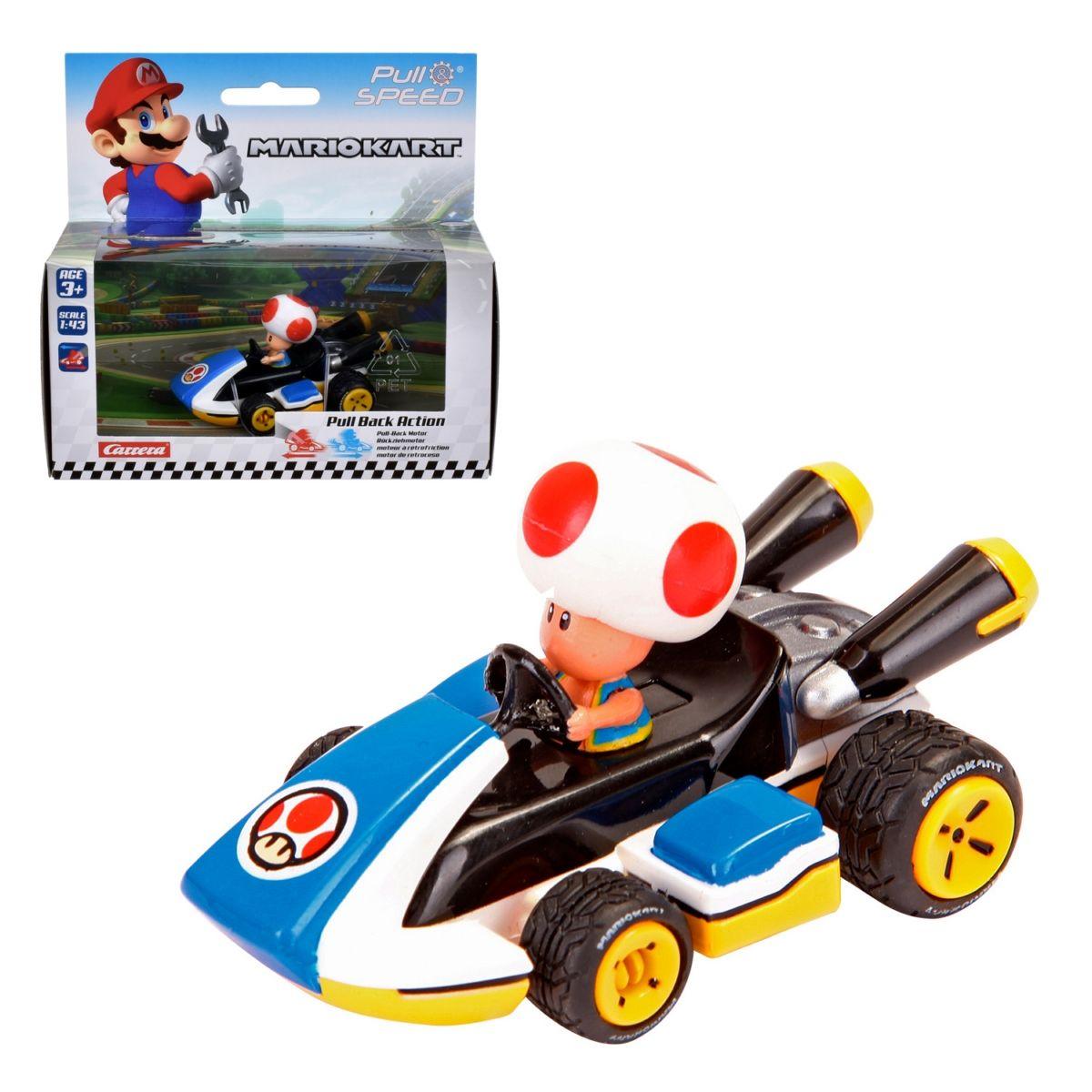 Auto Pull Back Nintendo Mario Kart 8 Escala 1:43 - Toad-0