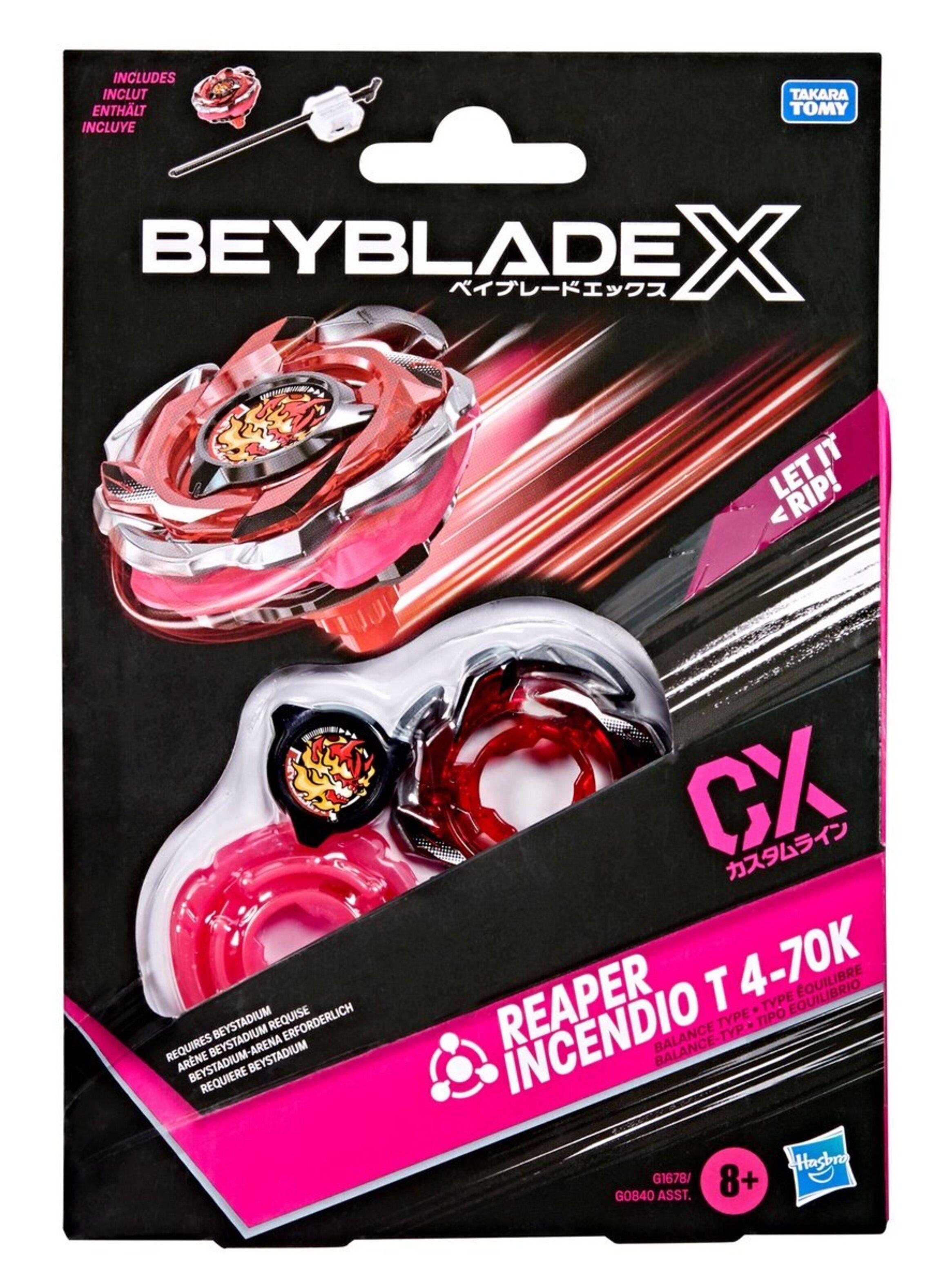 Trompo Beyblade X De Kits Iniciales Cx - Reaper Incendio-2