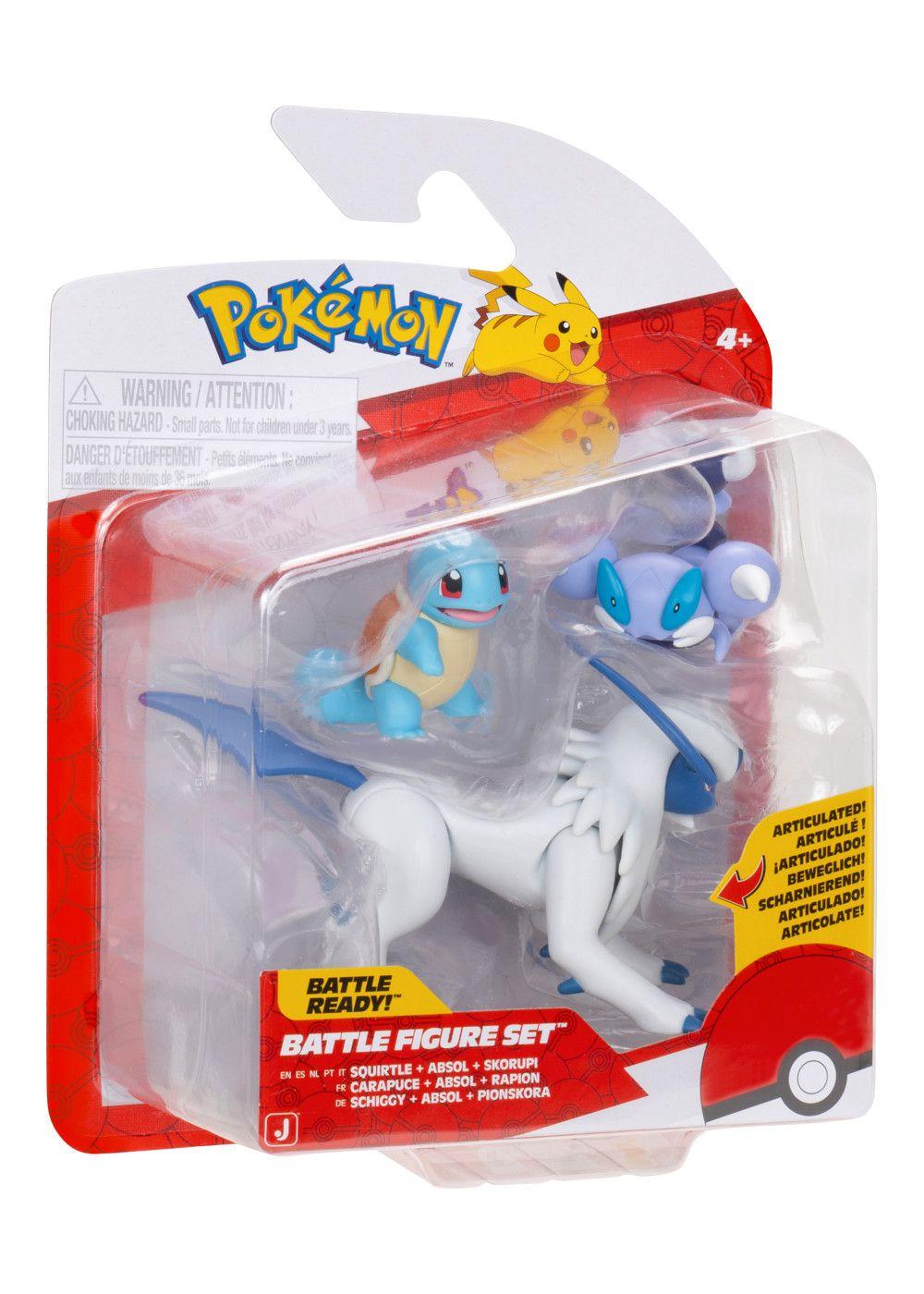 Pokemon Pack 3 Figuras - Squirtle + Absol + Skorupi-2