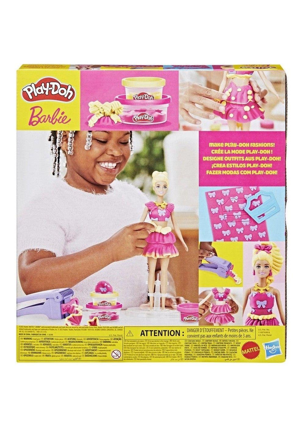 PLAY-DOH BARBIE MUÑECAS - VOLANTES Y LAZOS-2