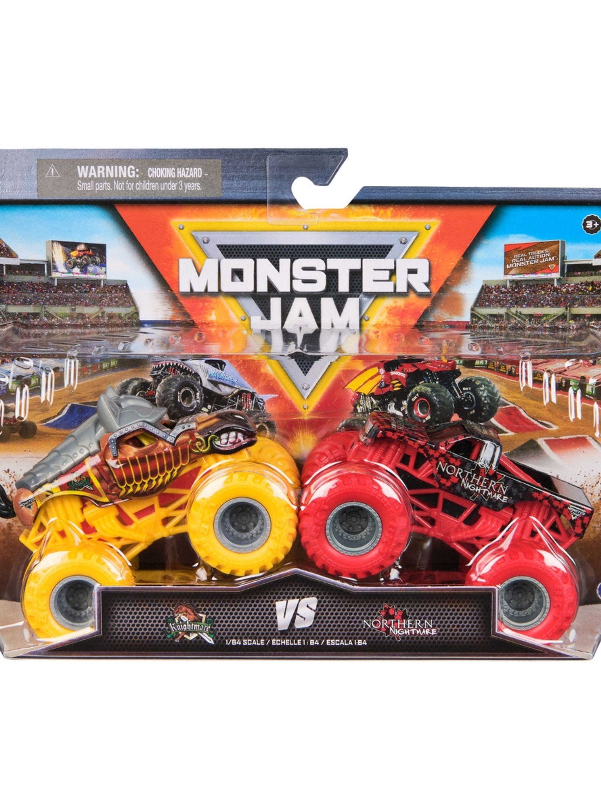 Vehículos Monster Jam 1:64 pack 2 Knightmare y Northern-2