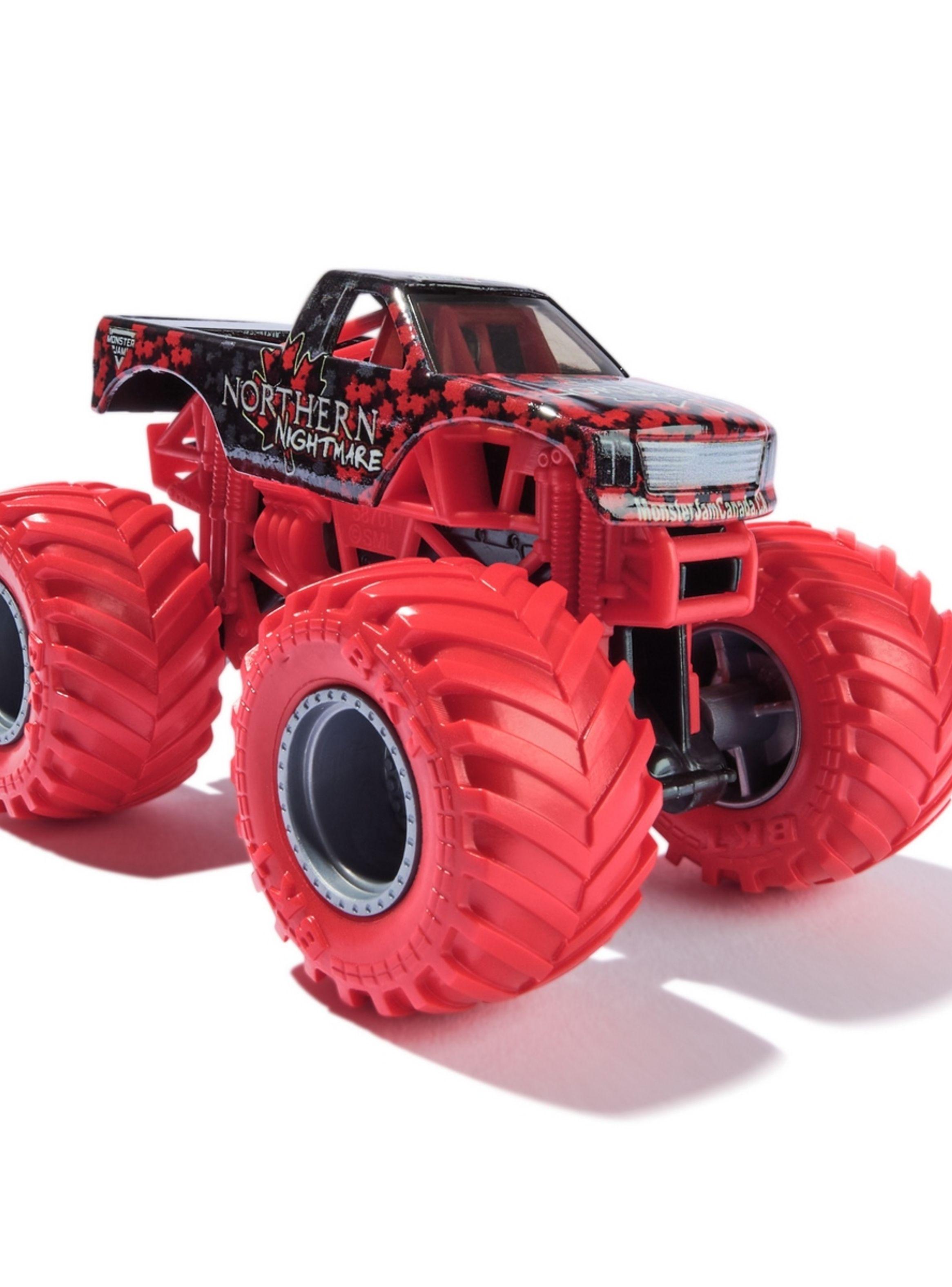 Vehículos Monster Jam 1:64 pack 2 Knightmare y Northern-4