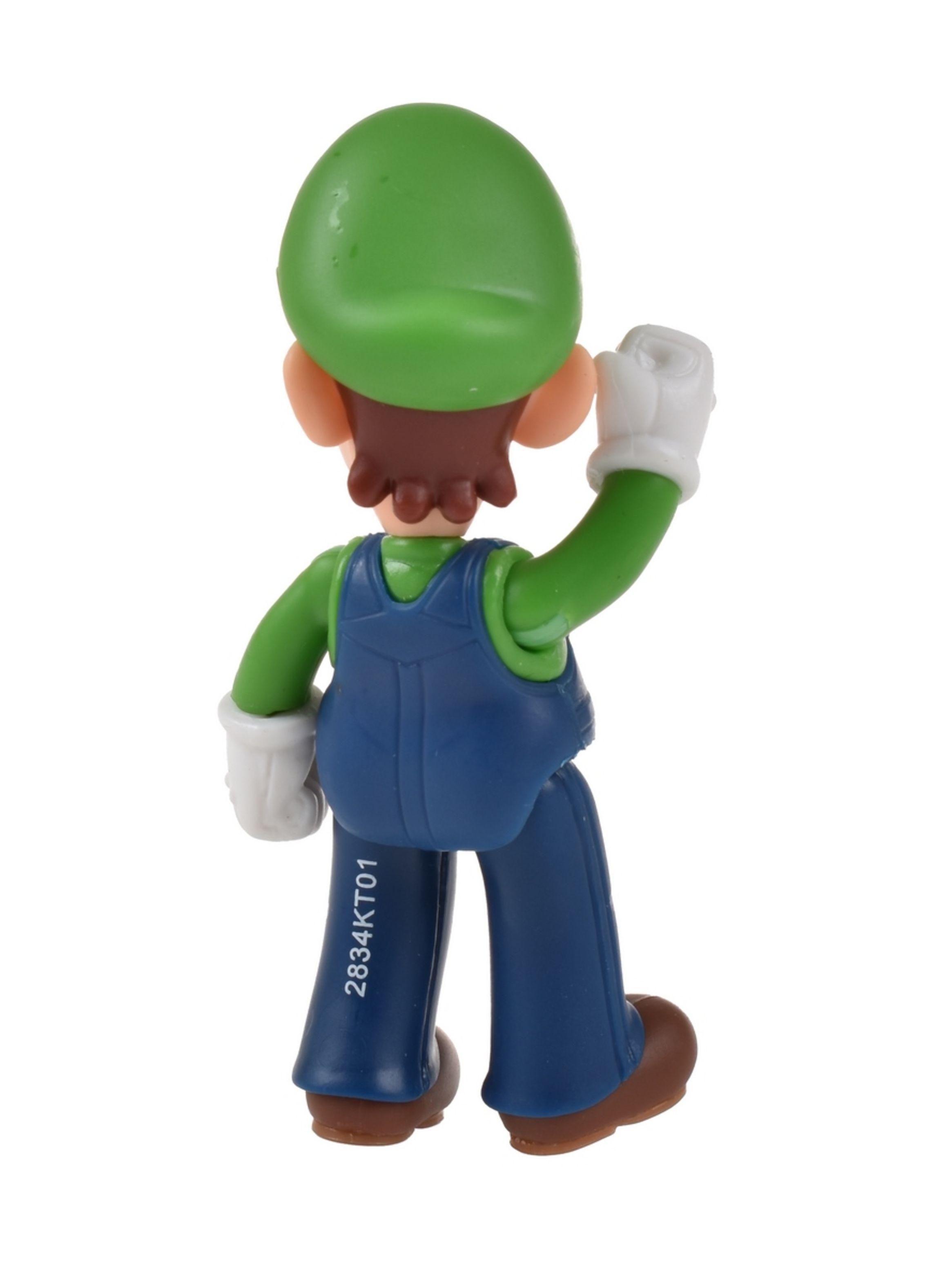 Figuras 6 Cm Super Mario De Nintendo Wave 54 - Luigi-4