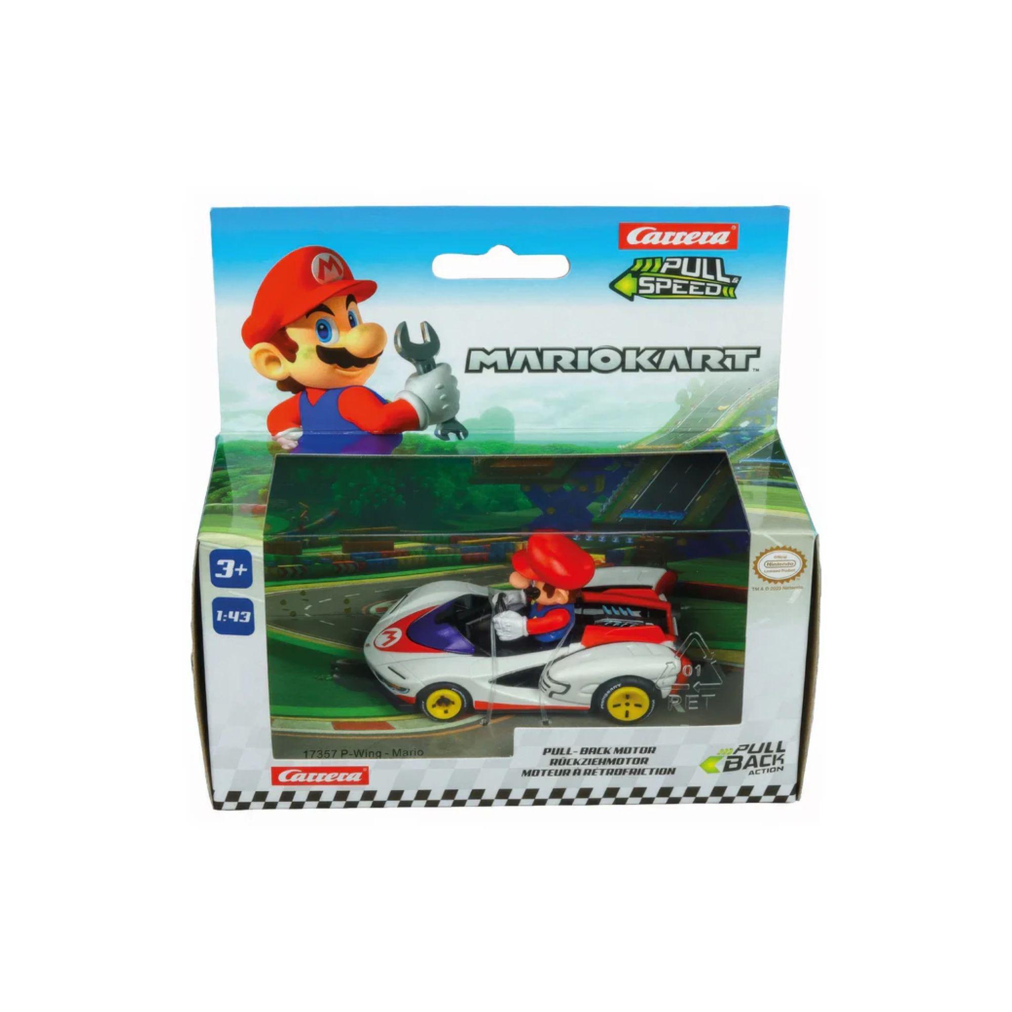 Auto Pull Back Nintendo Mario Kart 8 Escala 1:43 - Mario-1