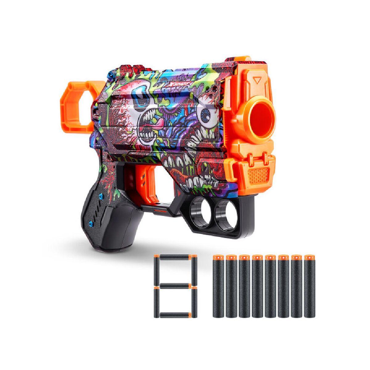 Lanza Dardos Menace Skins Con 8 Dardos X-Shot - Scream-5