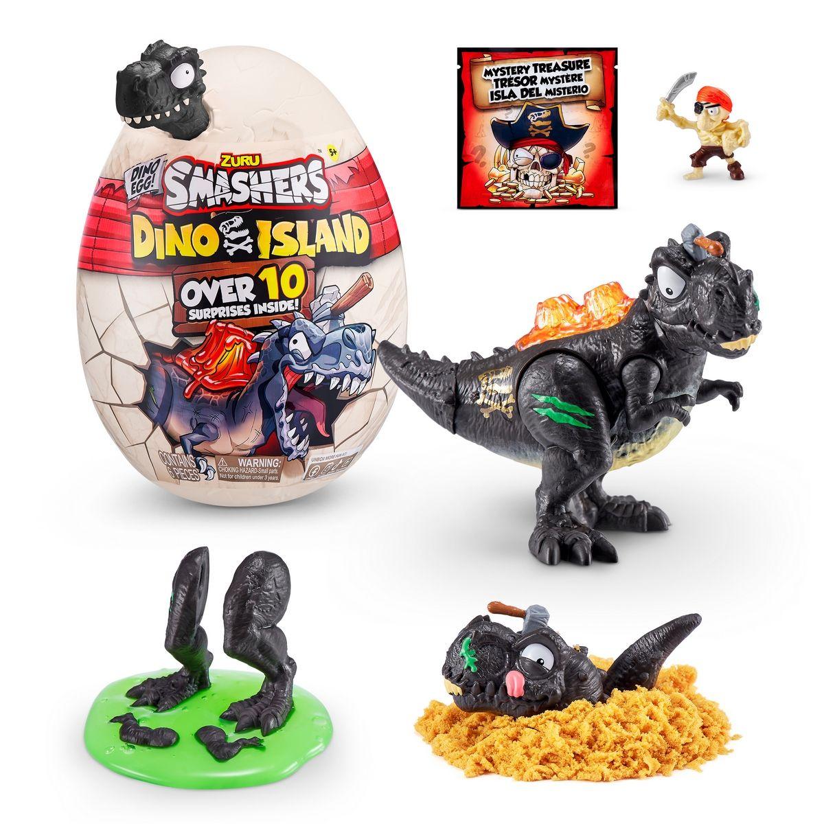 Mini Huevosmashers Dino Island Zuru - Negro-2