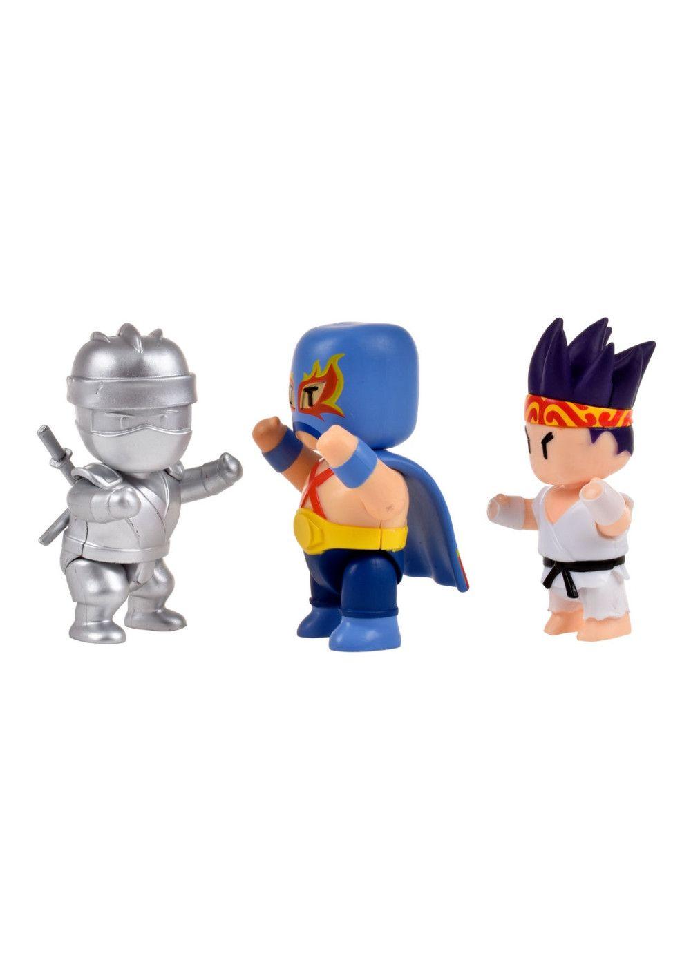 Pack 3 Figuras 8 Cms Articuladas Stumble Guys - Luchador-4