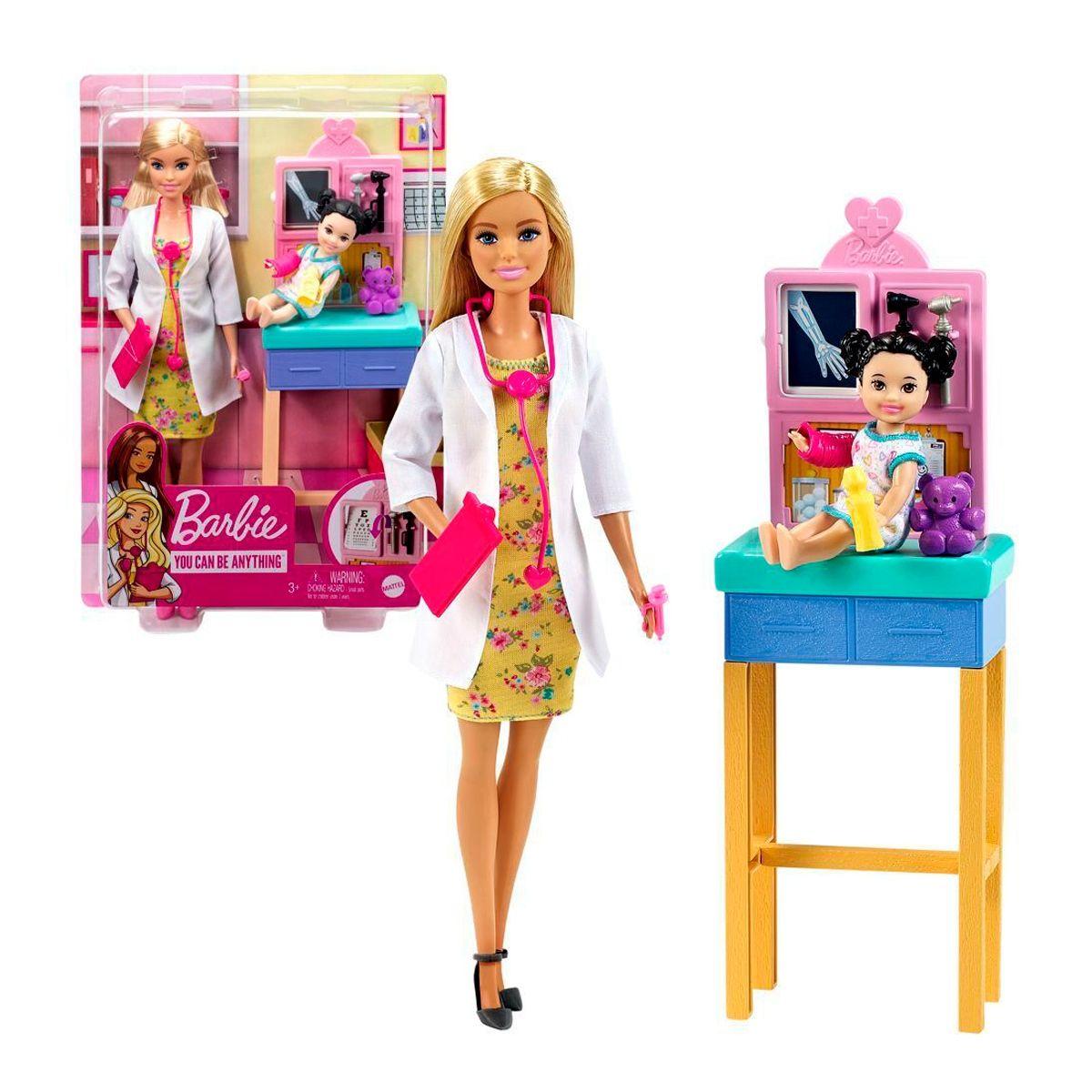 Barbie Profesiones Con Accesorios - Pediatra-0