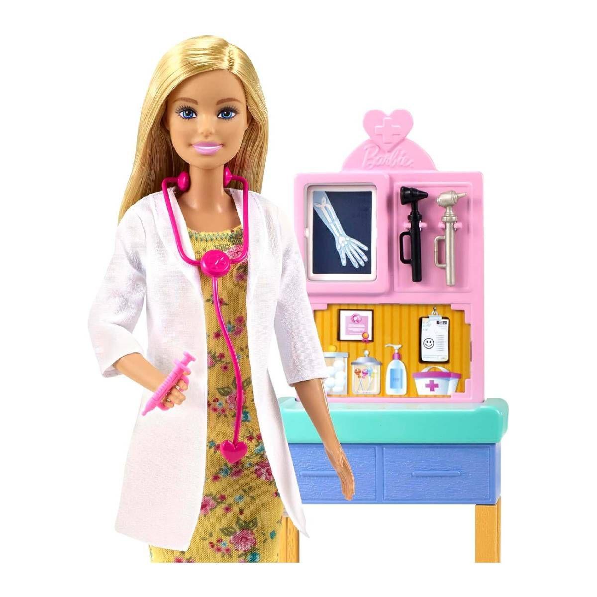 Barbie Profesiones Con Accesorios - Pediatra-4