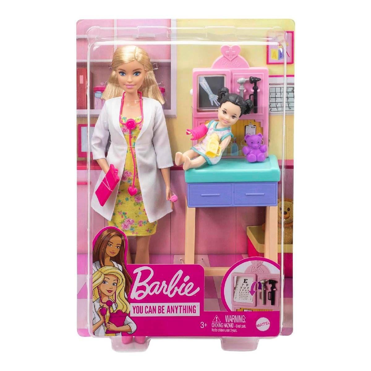 Barbie Profesiones Con Accesorios - Pediatra-6