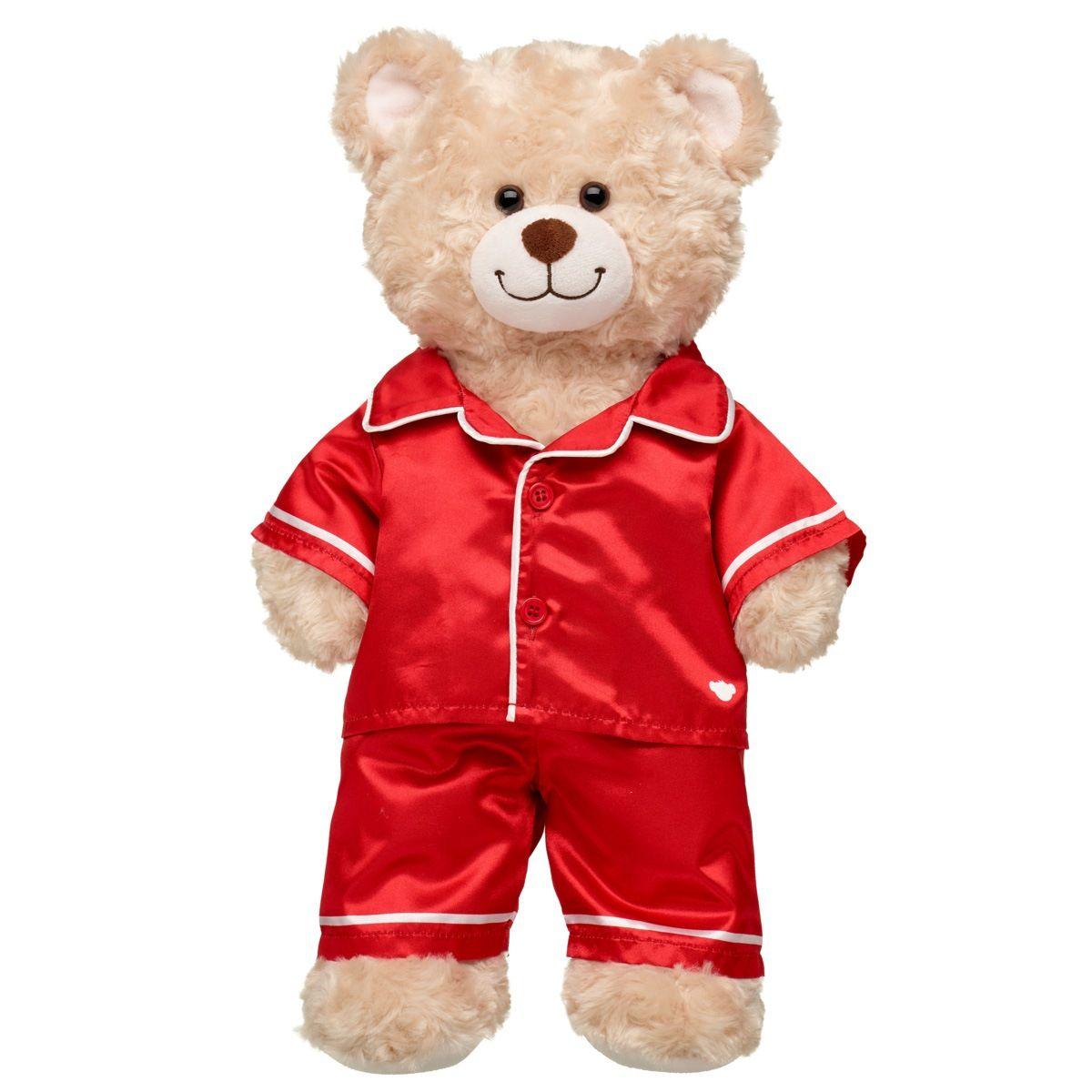 PIJAMA SATIN ROJO BUILD-A-BEAR-2