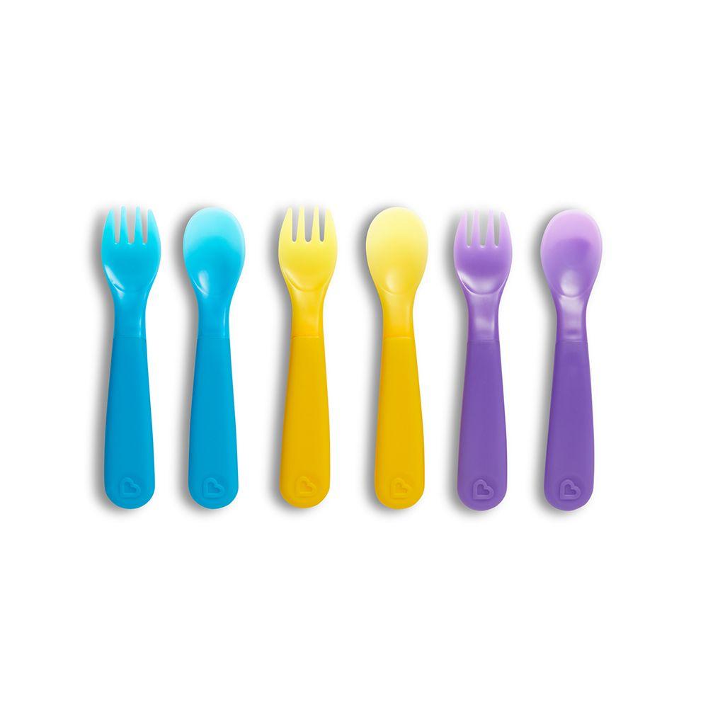 Set De Tenedor Y Cucharas Que Cambian De Color Munchkin-4