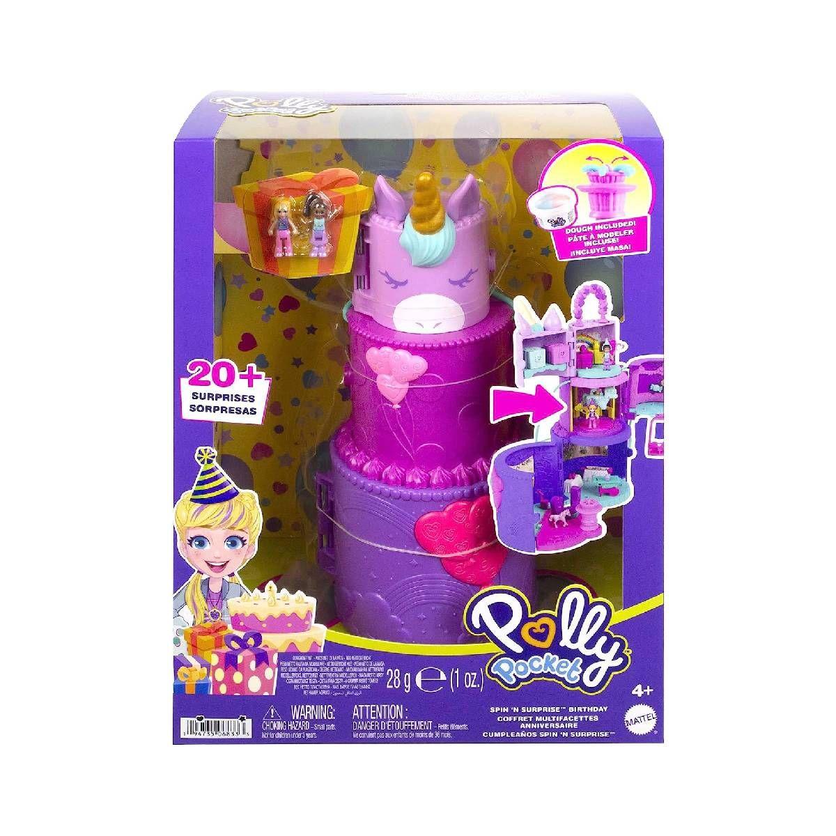 Polly Pocket Mundos De Sorpesas Pastel De Cumpleaños-1