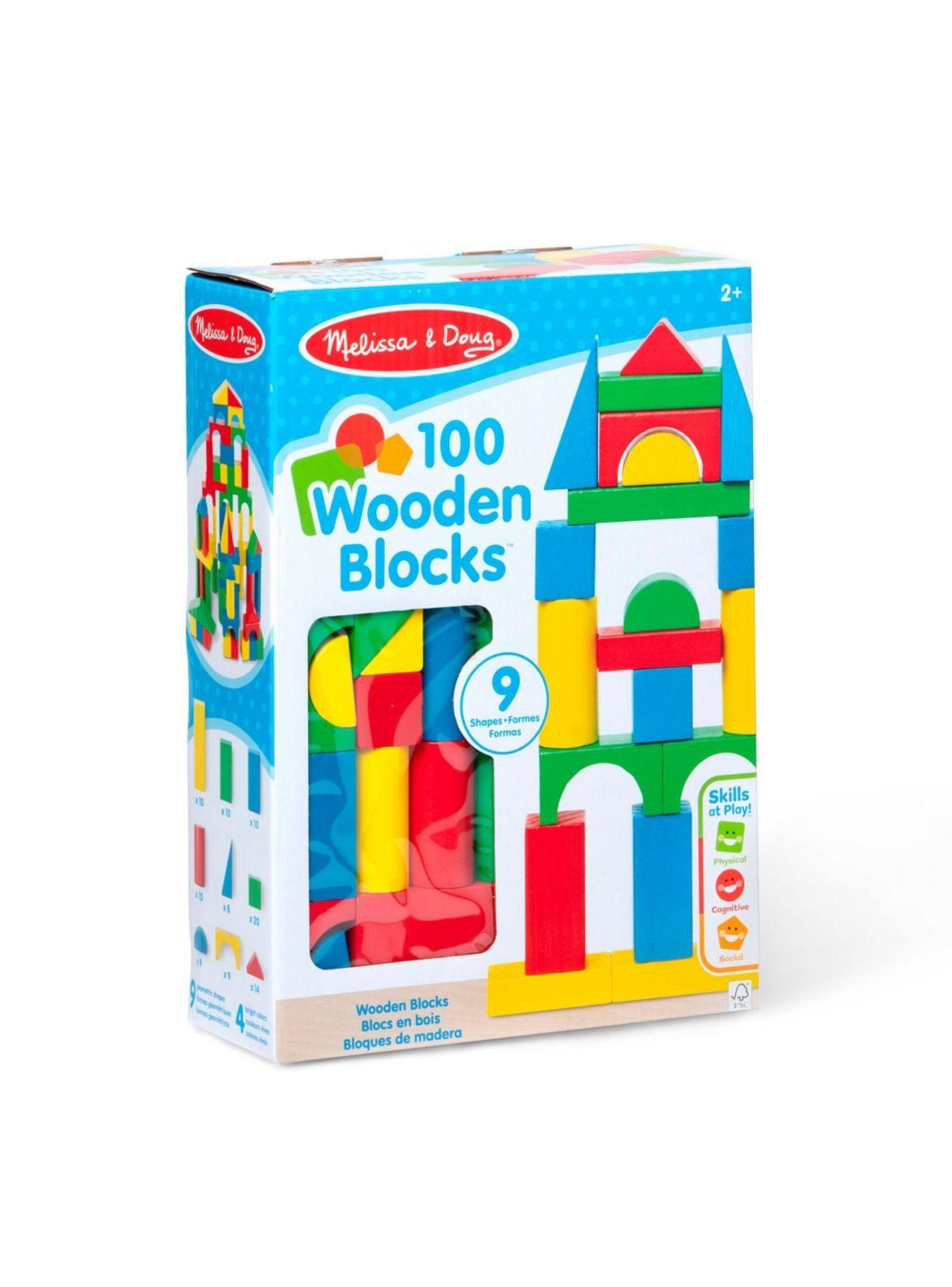 Bloques de madera Melissa and Doug colores y formas-2