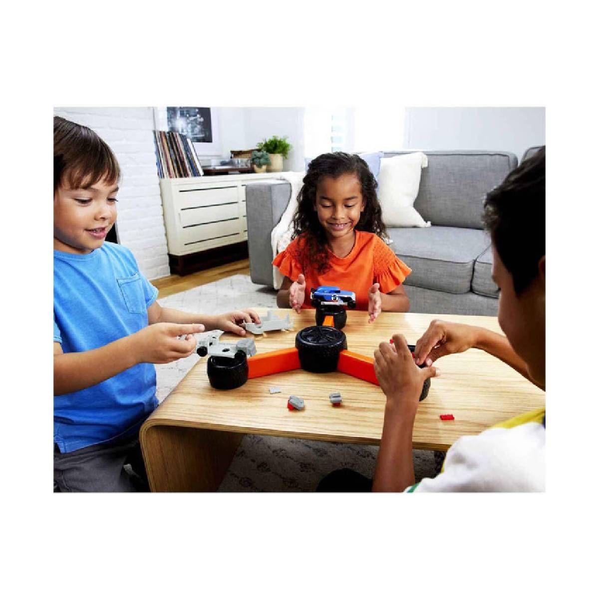 Mattel Games Juego De Mesa Hot Wheels Construye Y Destruye-1