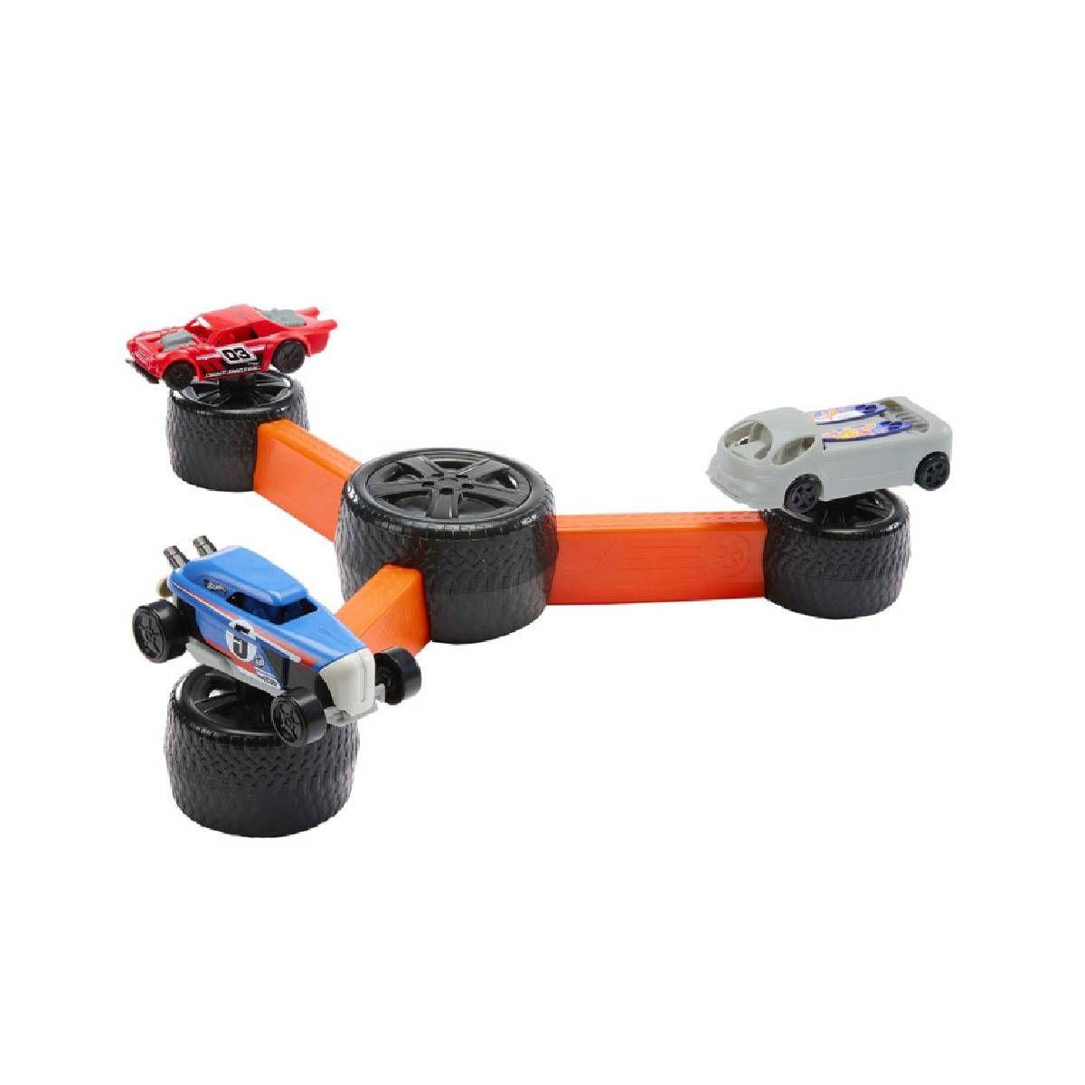 Mattel Games Juego De Mesa Hot Wheels Construye Y Destruye-3