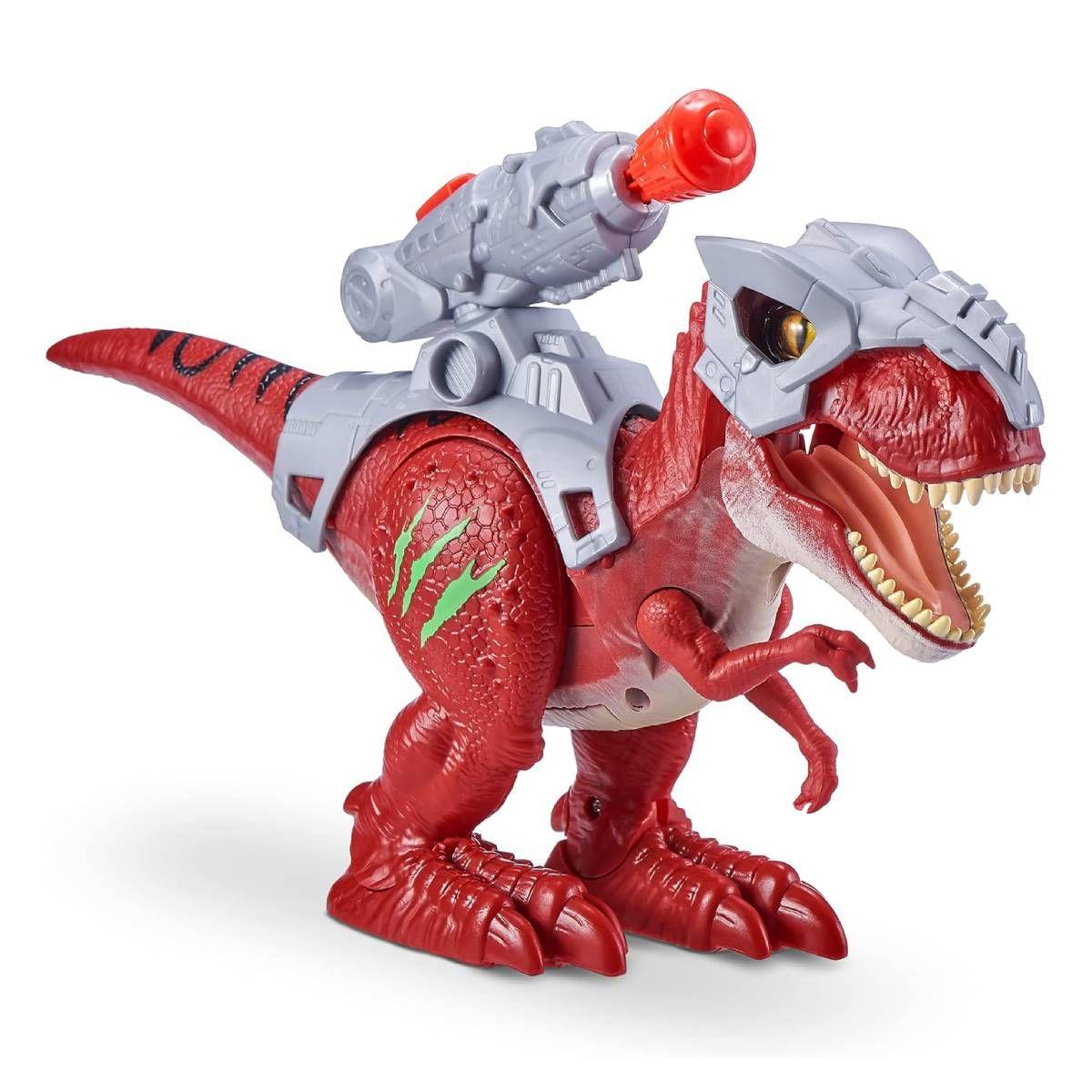 Dinosaurio Dino Wars Con Lanzador Robo Alive Zuru-4