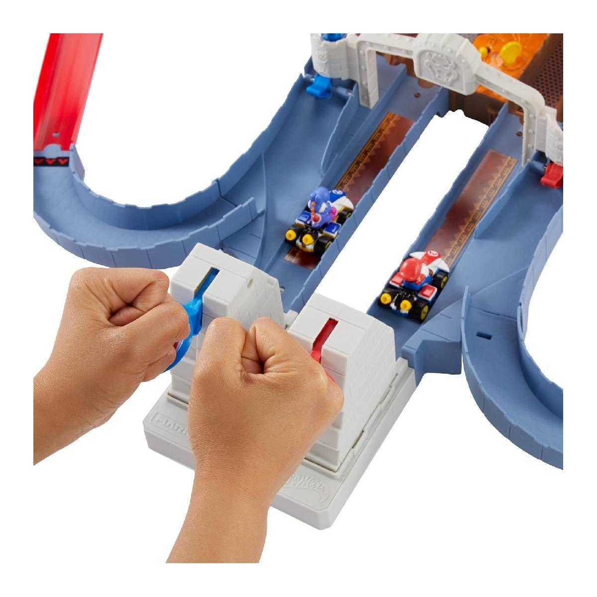 Hot Wheels Mario Kart Pista Castillo De Bowser Mattel-2