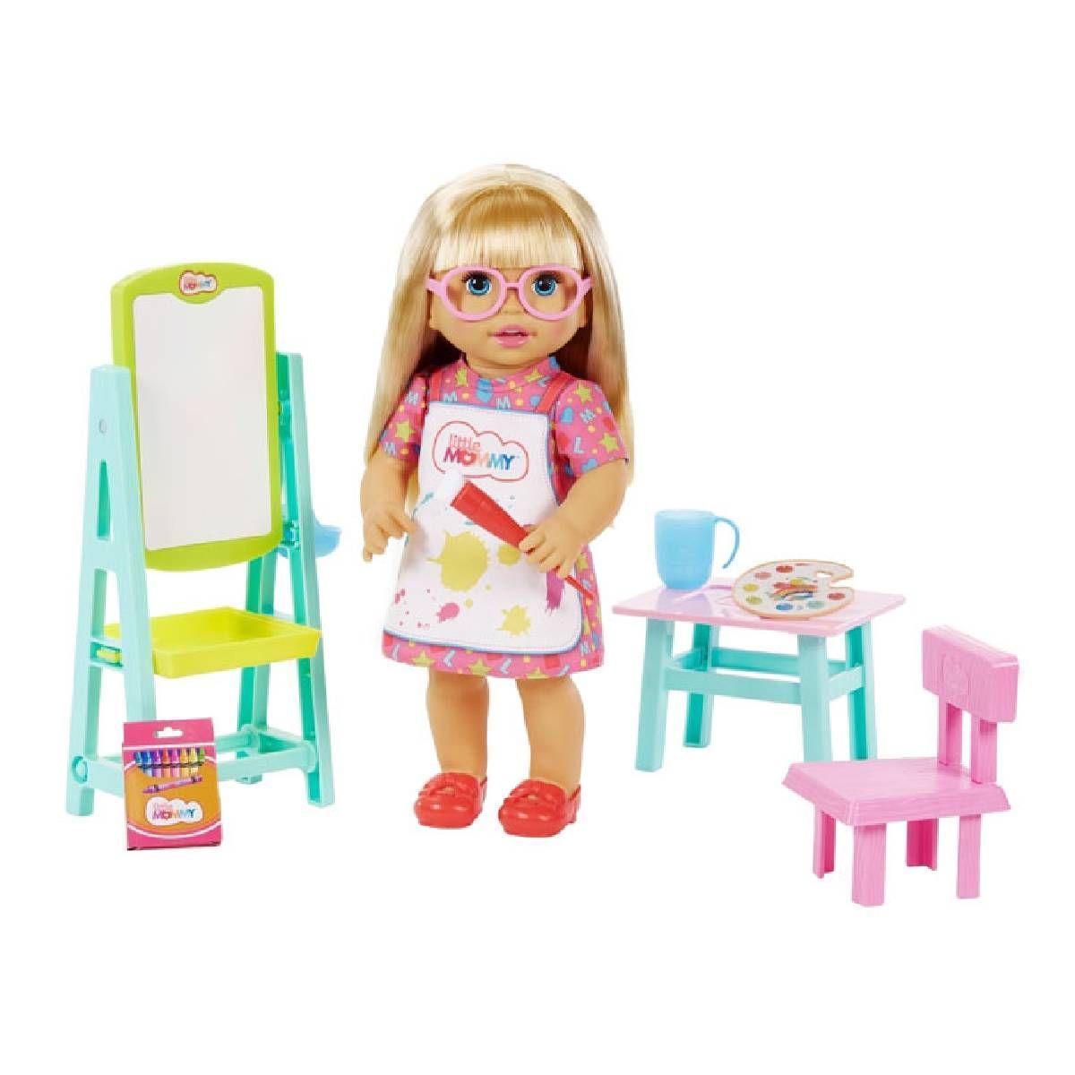 Little Mommy Mi Primer Dia De Clases Mattel - Rubia-3