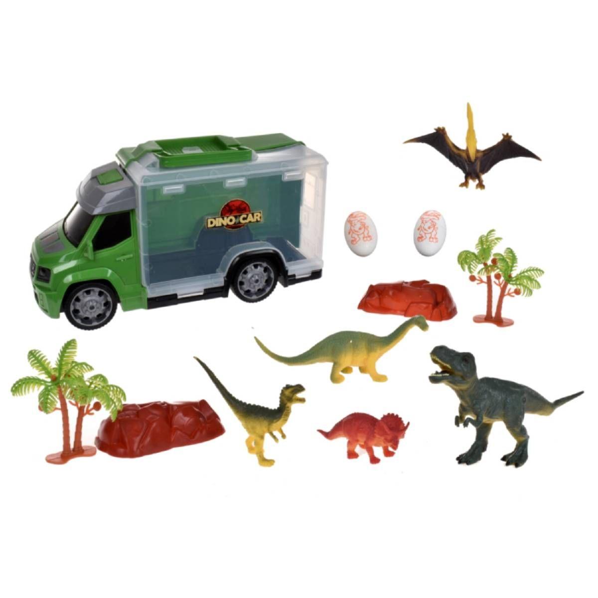 Camion Transporte De Dinosaurios De 33 Cms-1