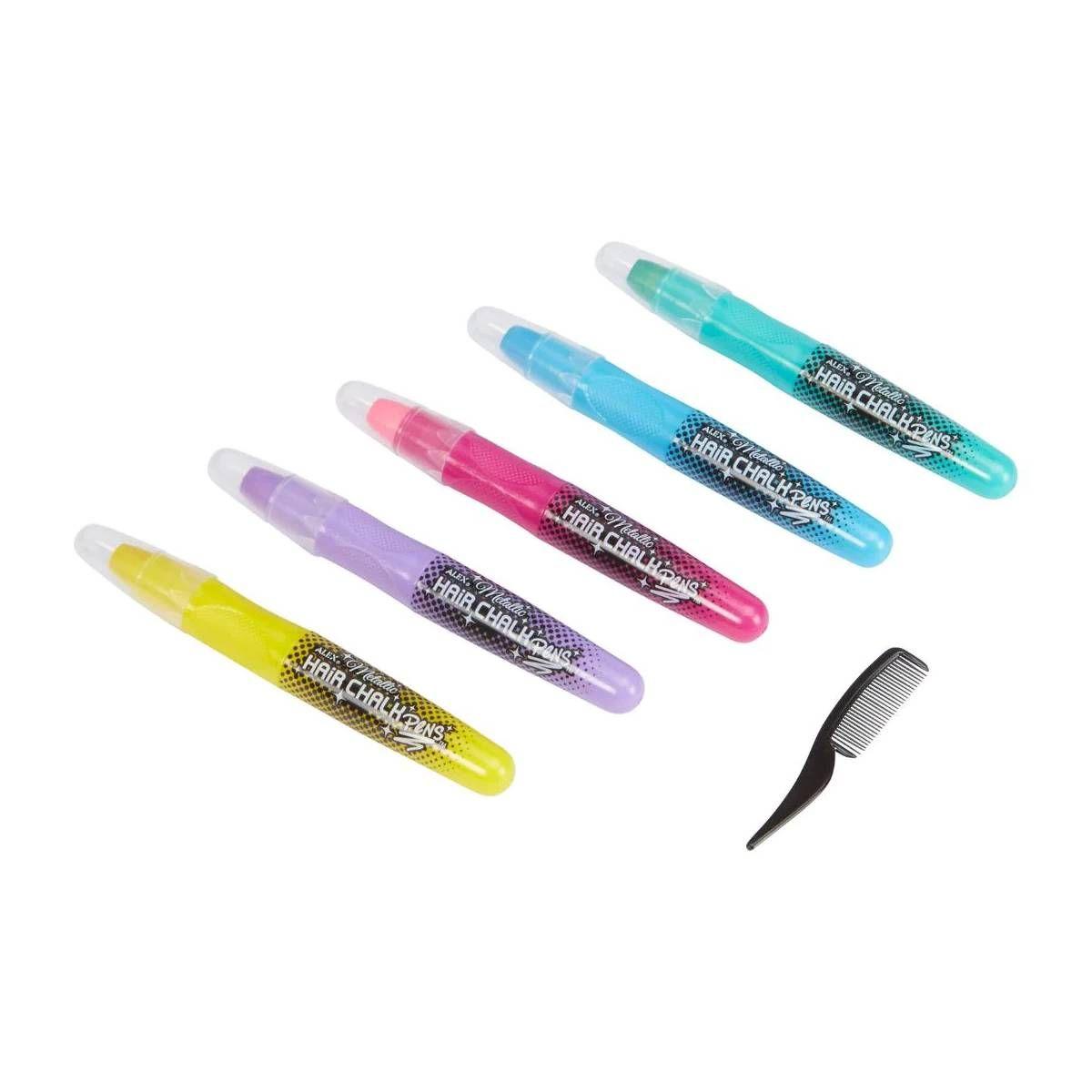 Set De Lapices Pelo Colores Metalicos Alex-2