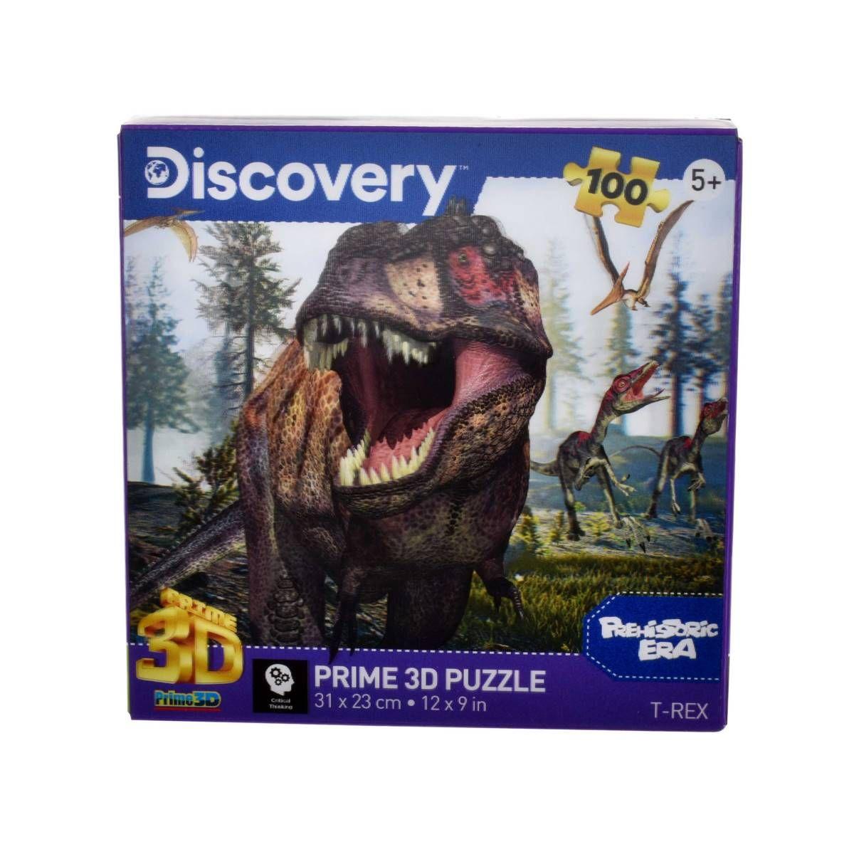 Puzzle 3d De 48 A 100 Pzas. Discovery - Animal Planet - T-re-0