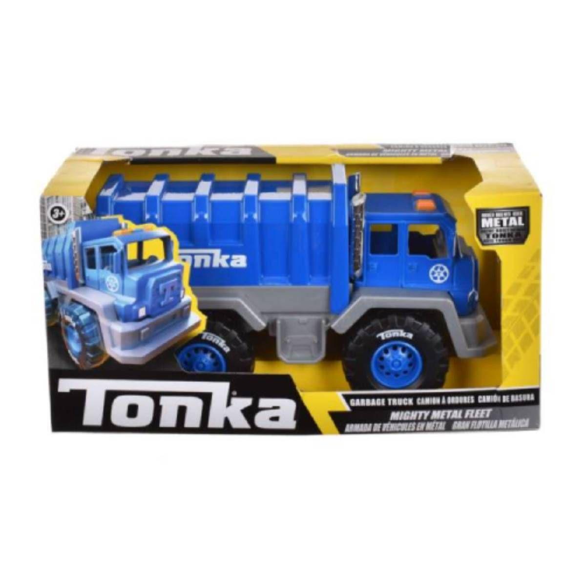 Vehiculo Metalico 20 Cms Tonka - Camion Reciclable-2