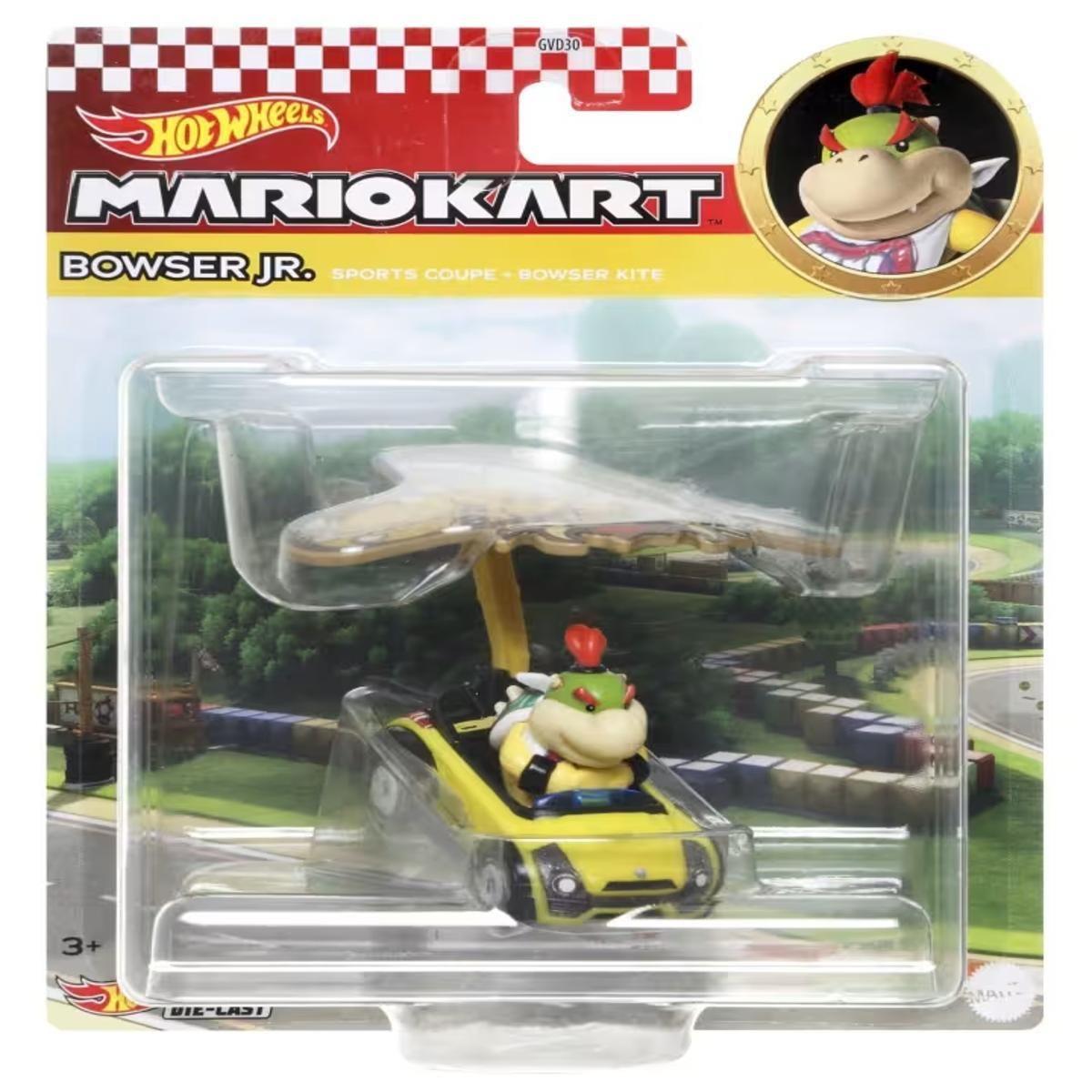 HOT WHEELS PERSONAJES CON GLIDER SORPRESA - BOWSER JR-4