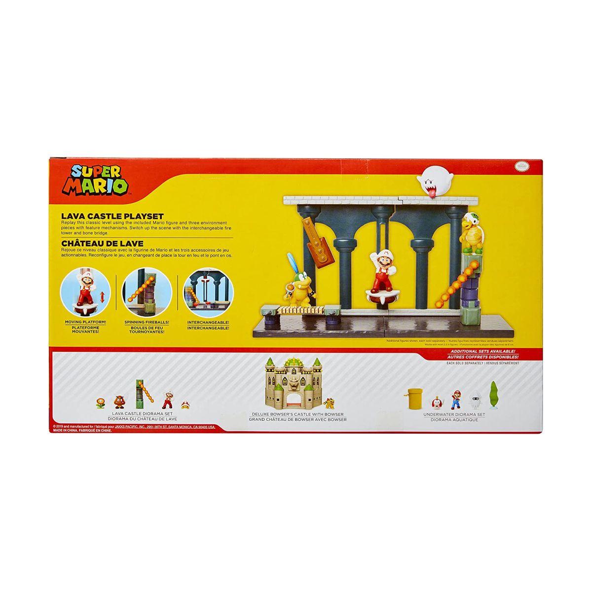 Nintendo 6 Cm Castillo De Lava Playset-7