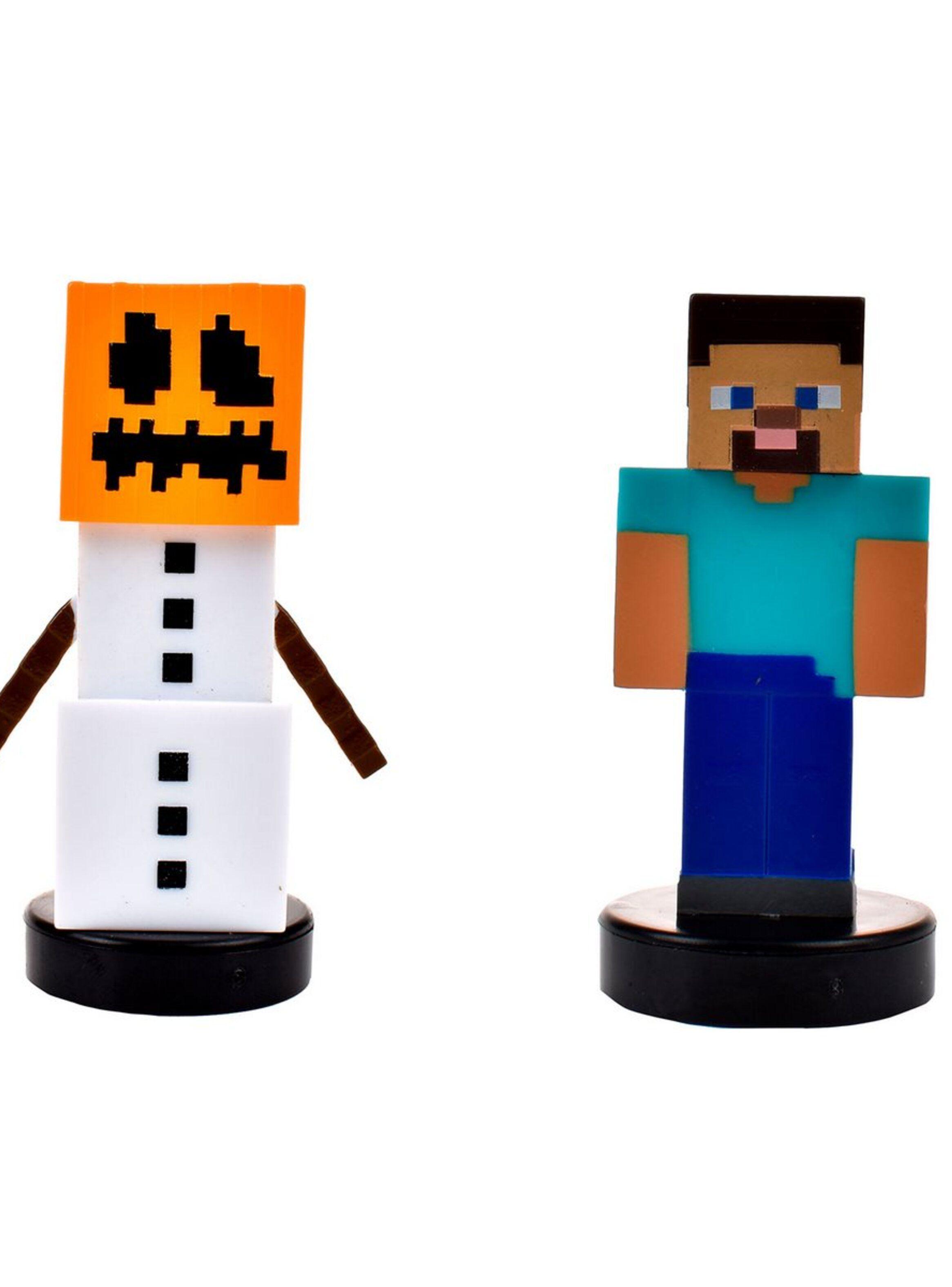 PACK DE 2 FIGURAS TIMBRE MINECRAFT - STEVE-5
