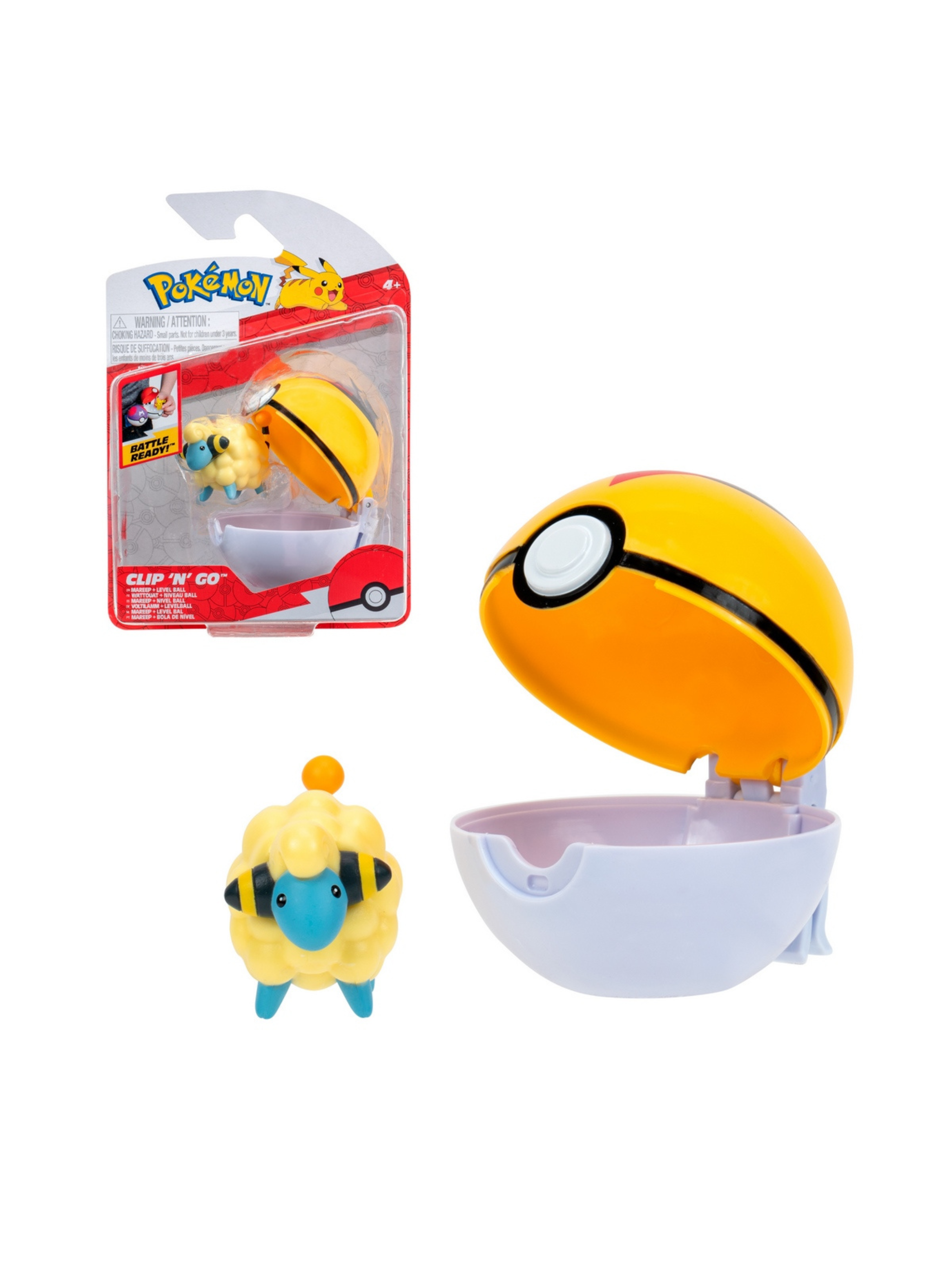Figura de acción Pokémon Mareep colección level ball-1