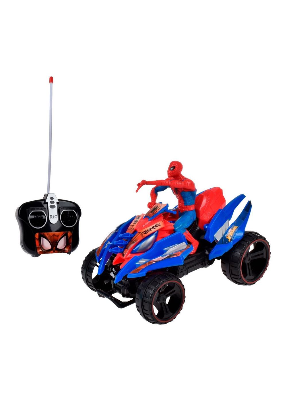 Cuadrimoto R/c Con Figura Spiderman-0