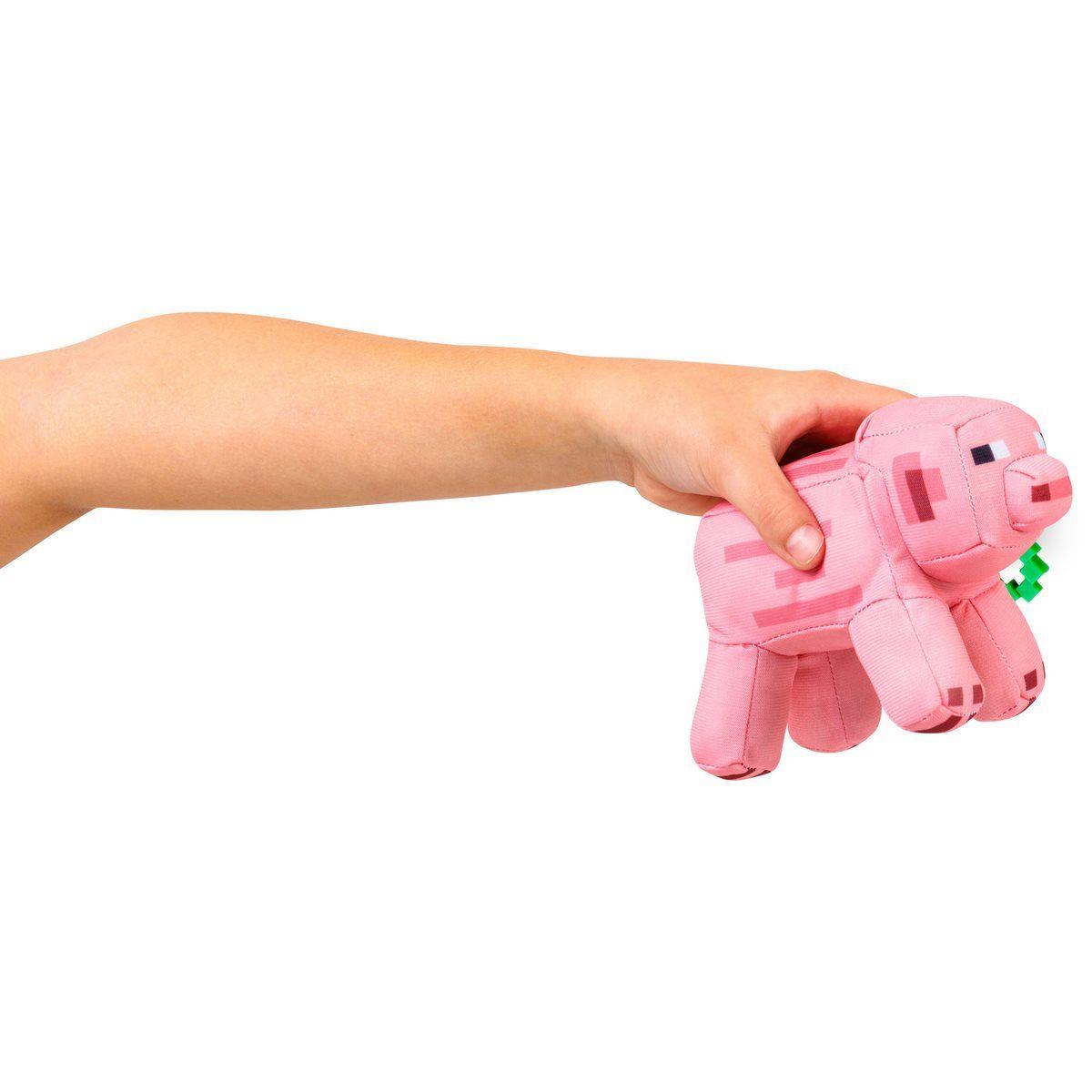 PELUCHE CON CLIP MINECRAFT - CERDO-4