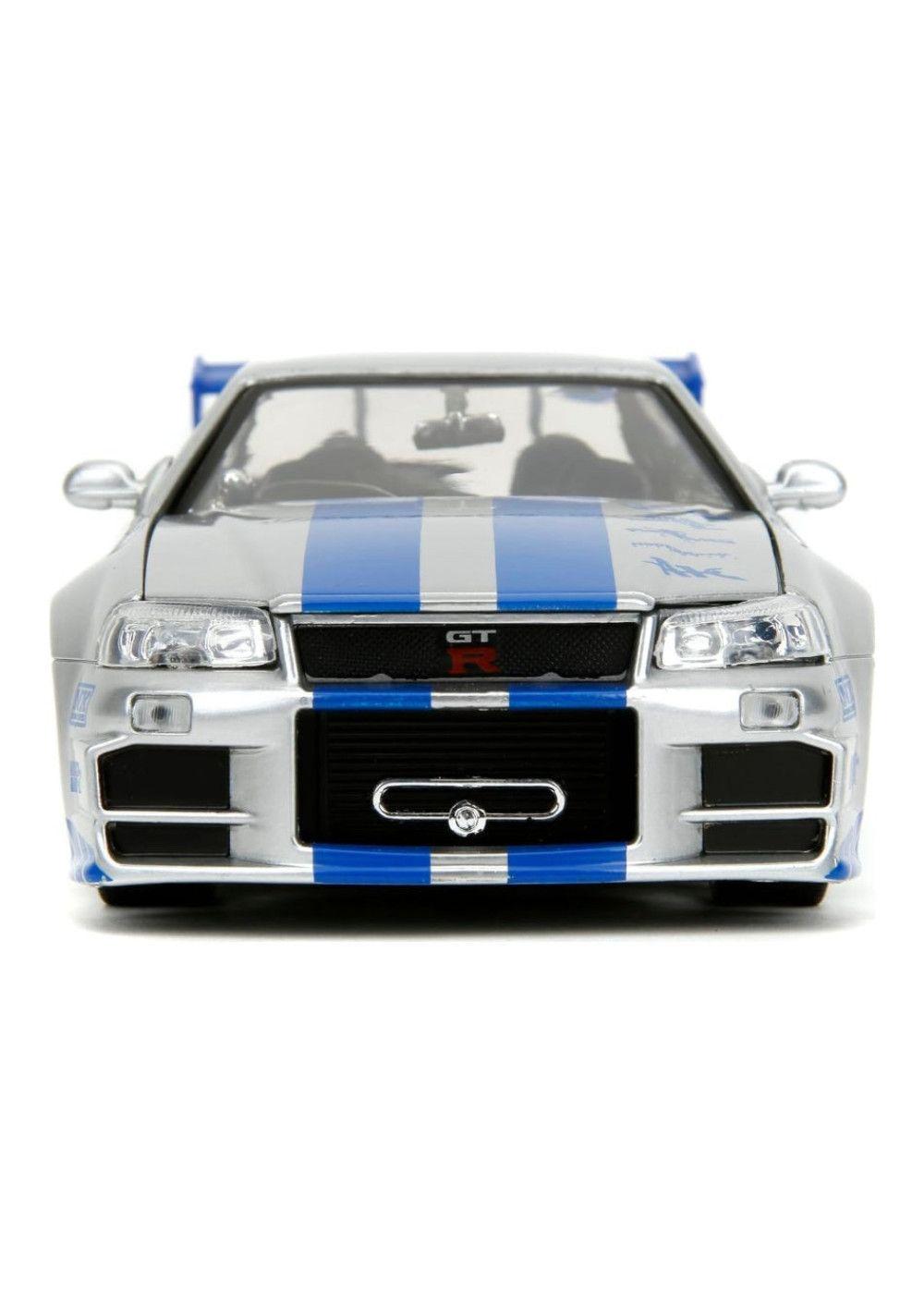 Vehiculo R&f 1:24 2002 Nissan Skyline Gt-r R34 Jada-2