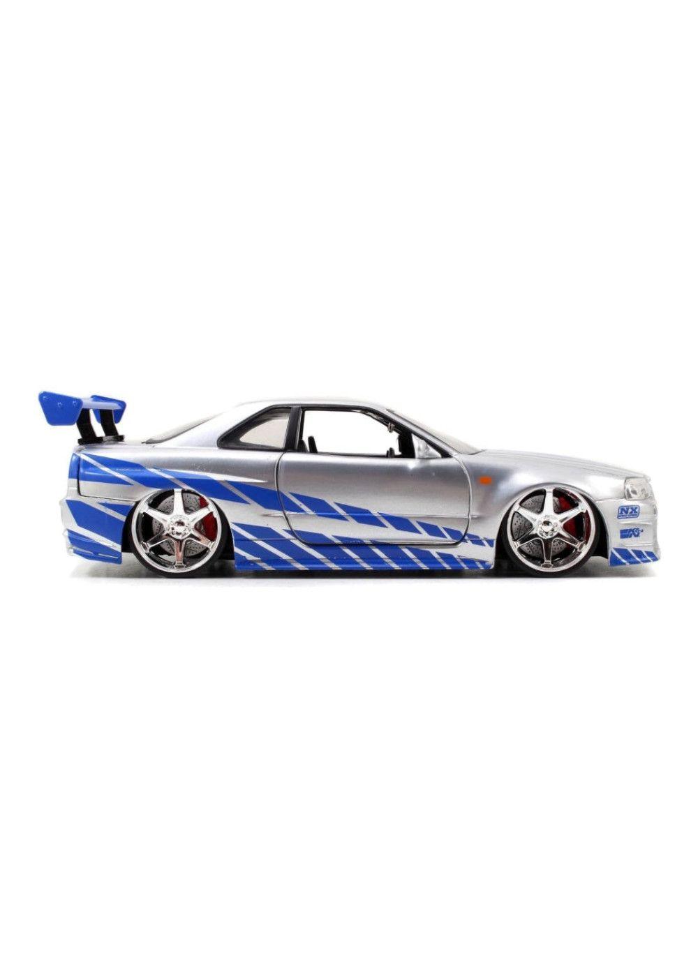 Vehiculo R&f 1:24 2002 Nissan Skyline Gt-r R34 Jada-4