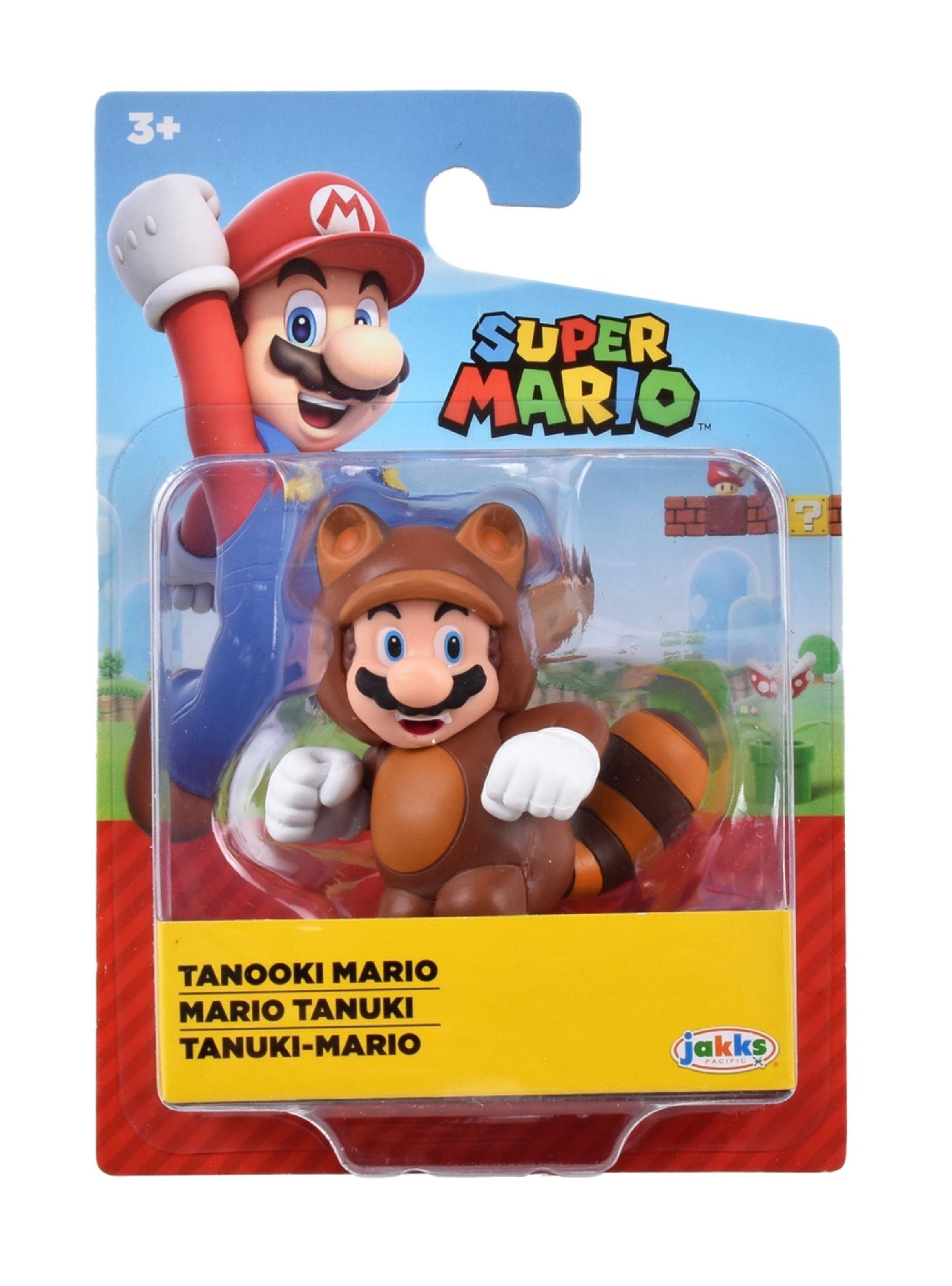 Figuras 6 Cm Super Mario De Nintendo Wave 54 - Mario Tanuki-2