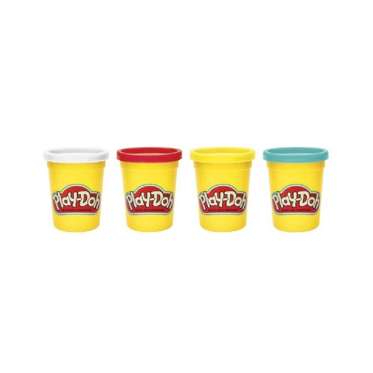 Masas didácticas Play Doh pack de 4 colores 100% naturales-1