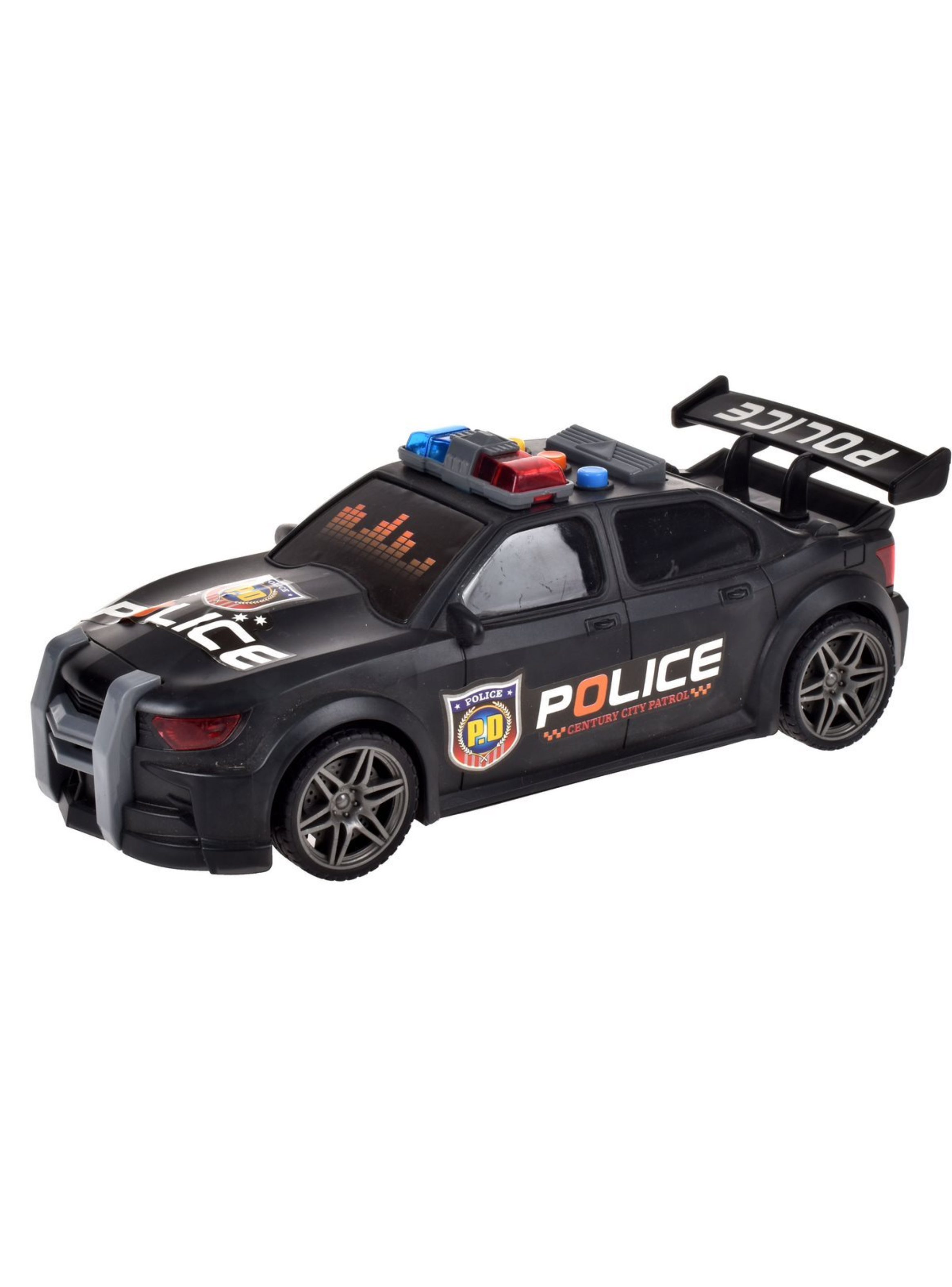 Auto Policía Con Luz Y Sonido-2