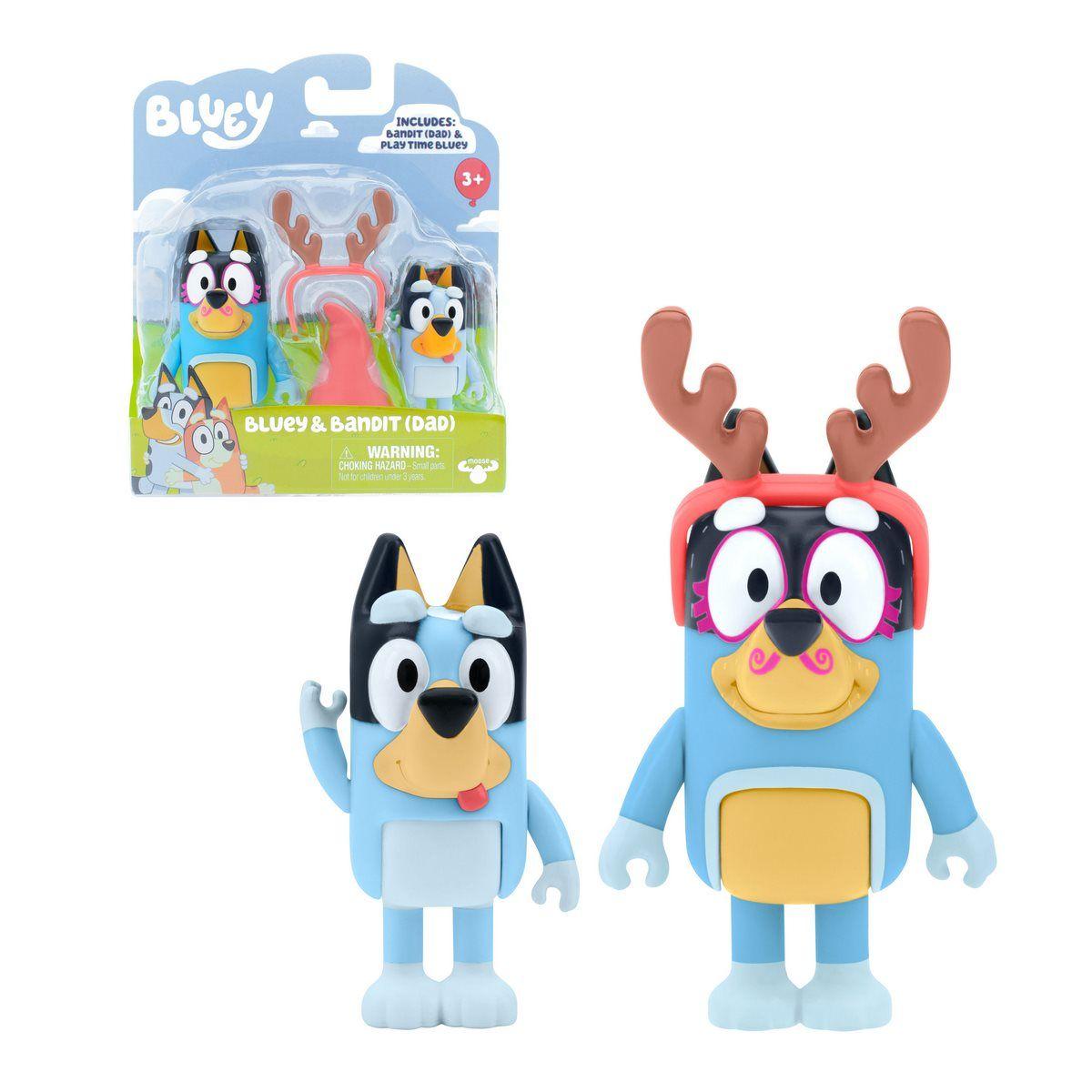 BLUEY PACK 2 FIGURAS - BLUY Y BANDIT-0