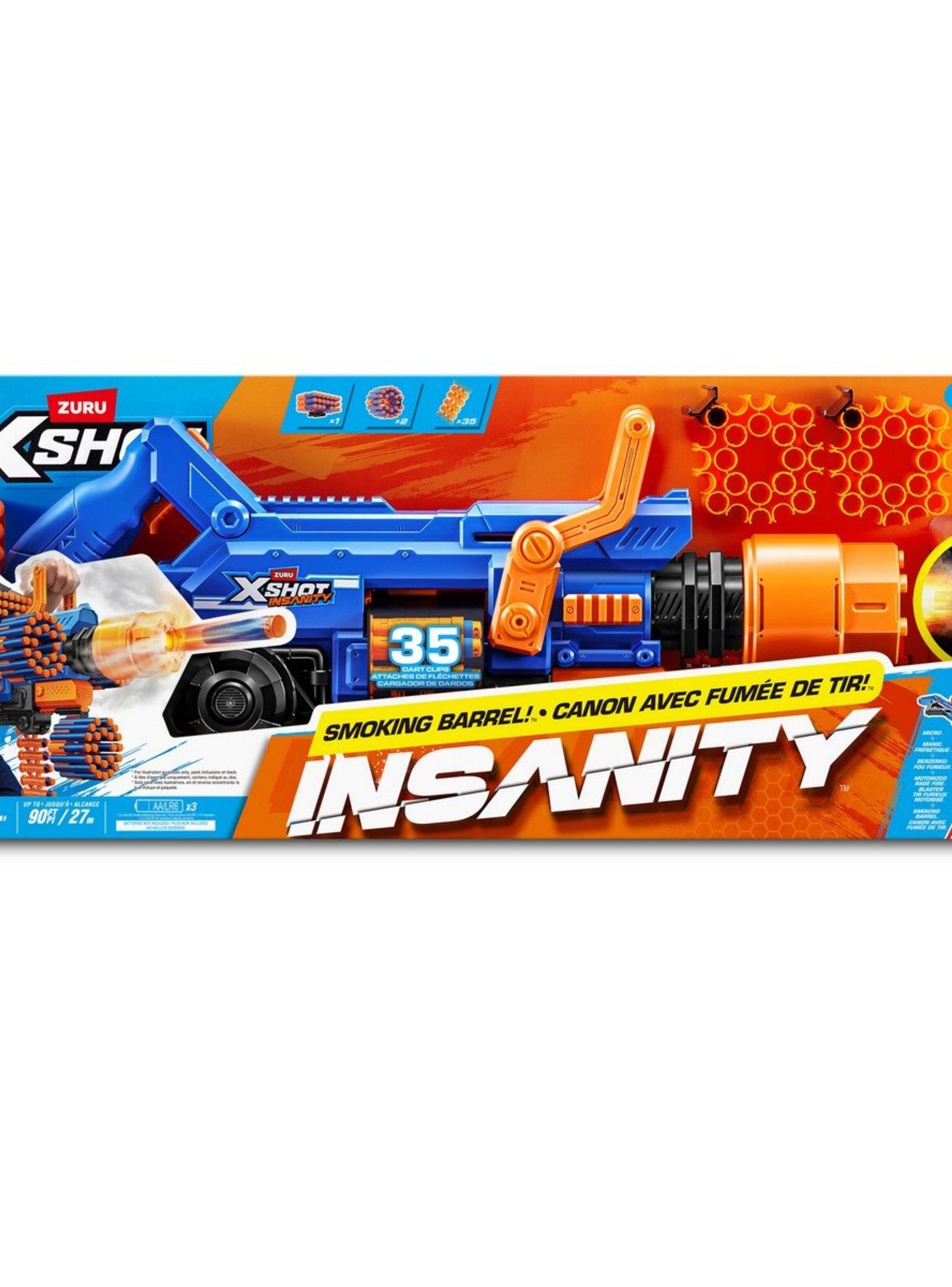 Lanza Dardos Insanity Smoking Barrel Con 72 Dardos X-Shot-3