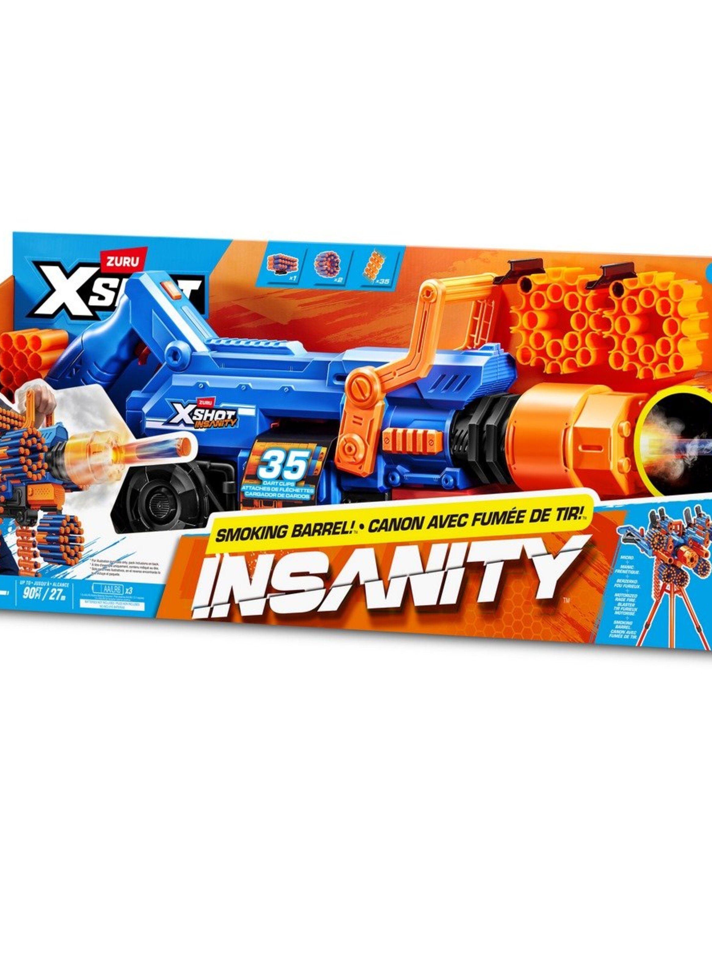 Lanza Dardos Insanity Smoking Barrel Con 72 Dardos X-Shot-4