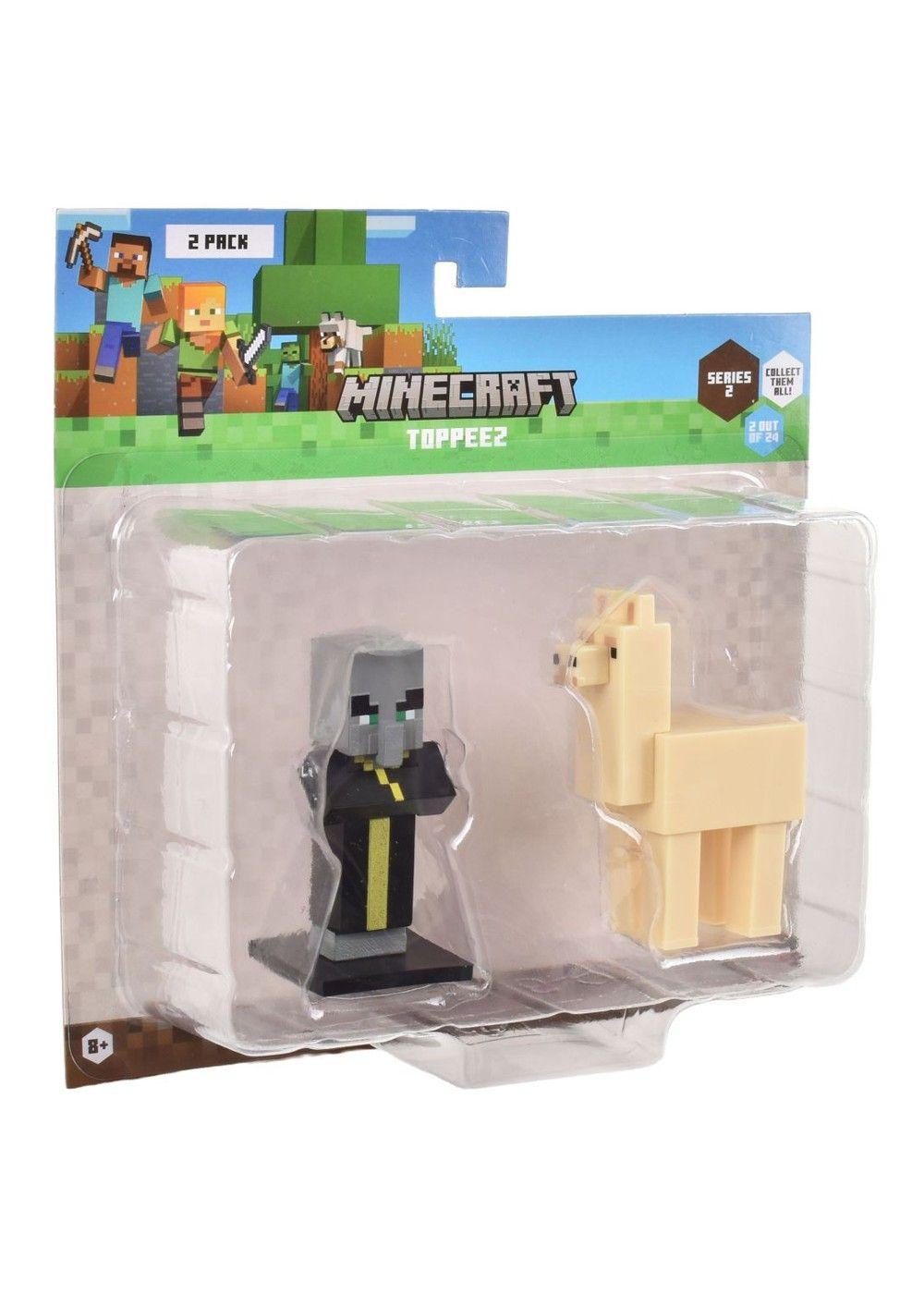 Set 2 Figuras 6 Cms Toppeez Minecraft - Evocador-2