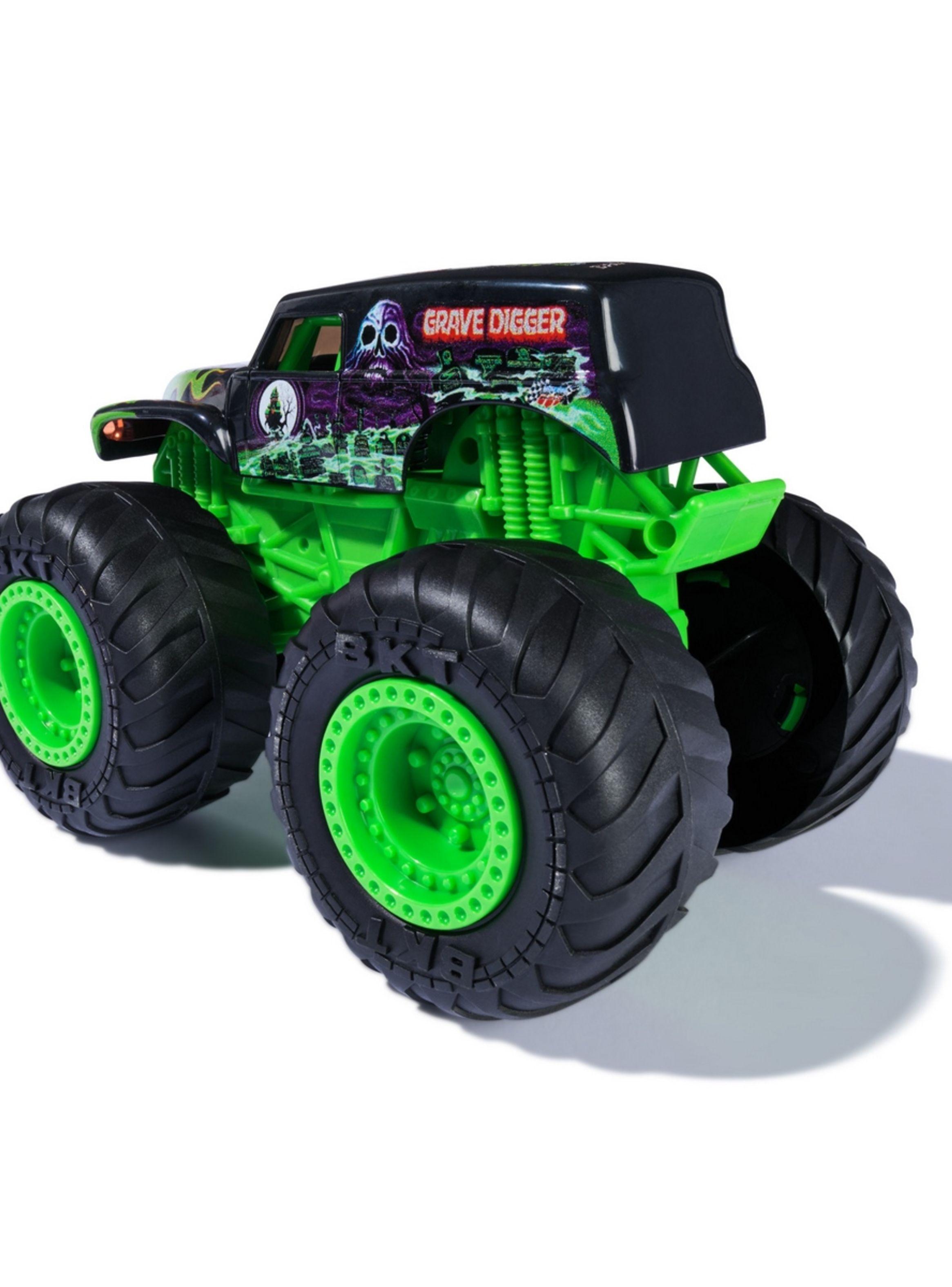 Vehículo Monster Jam 1:24 Grave Digger luces y sonido-3