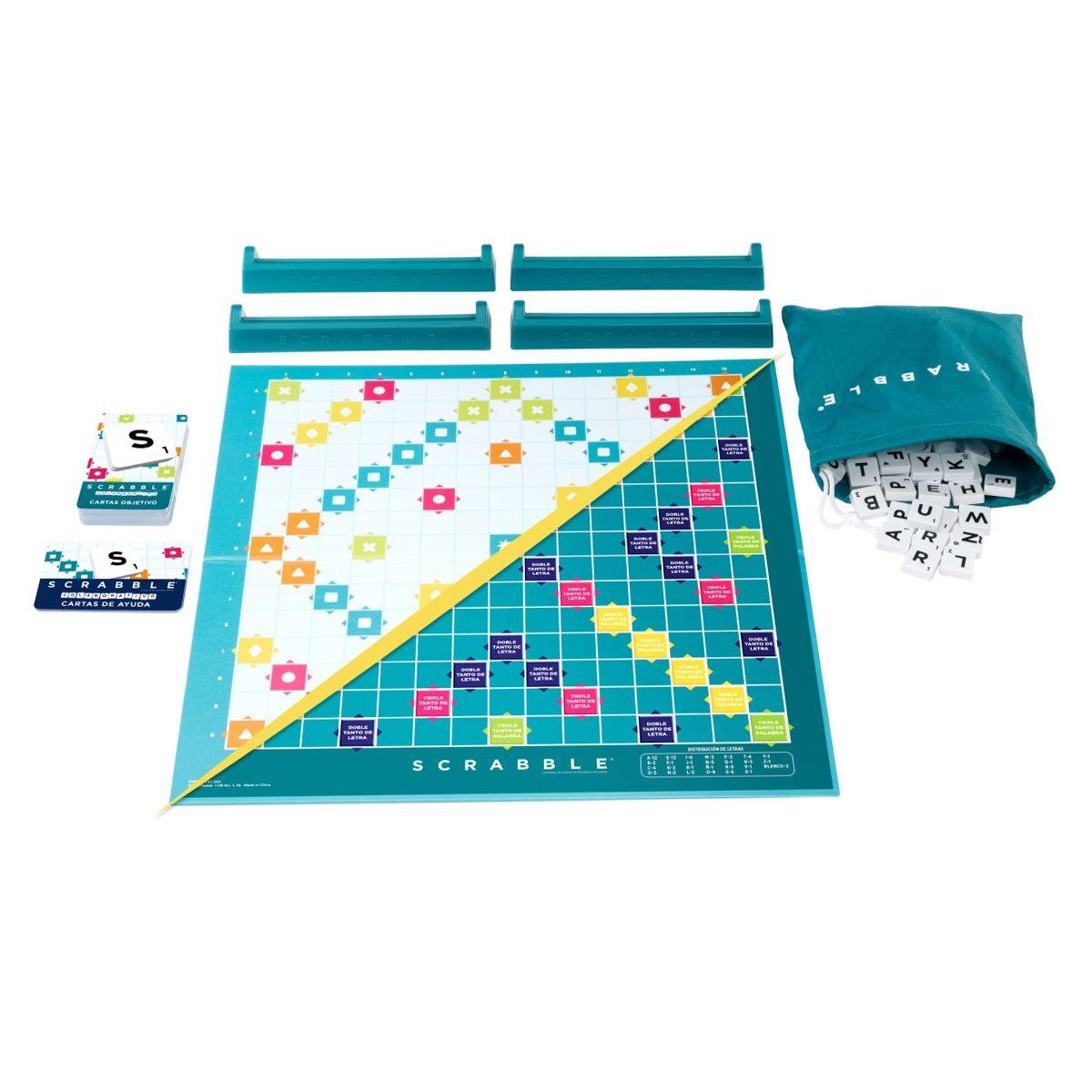 Scrabble Mattel 2 En 1 Colaborativo-2