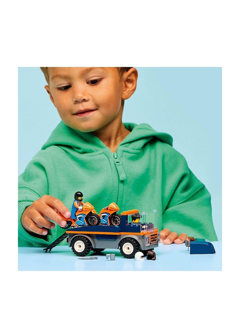 CAMION DE TRANSPORTE DE MOTOS LEGO CITY-9