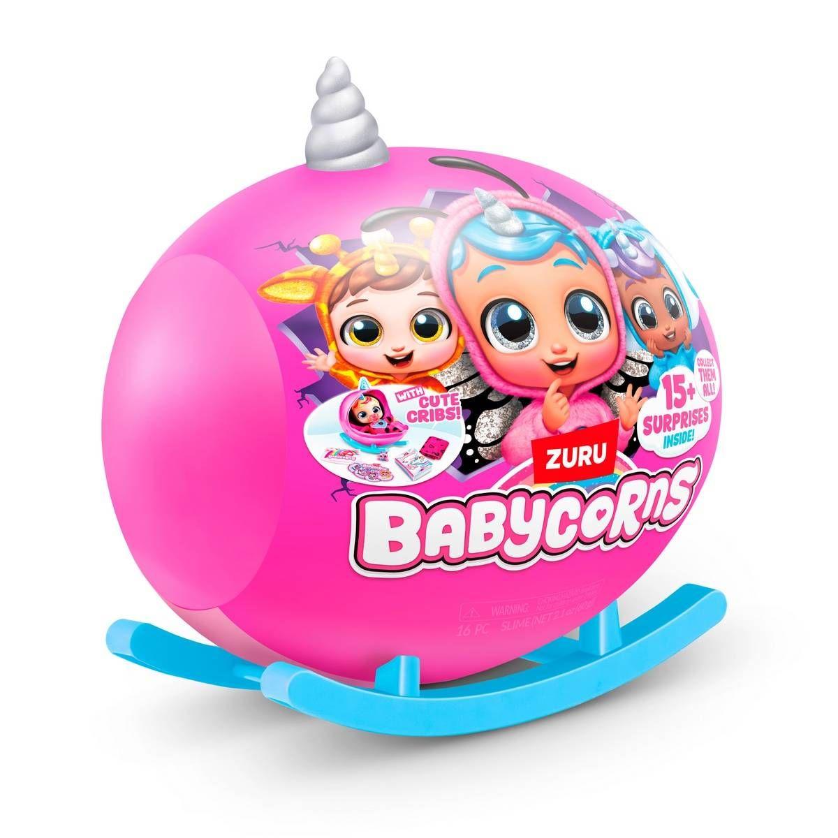 ESFERA SORPRESA PELUCHE BABYCORNS ZURU - PLATEADO-3