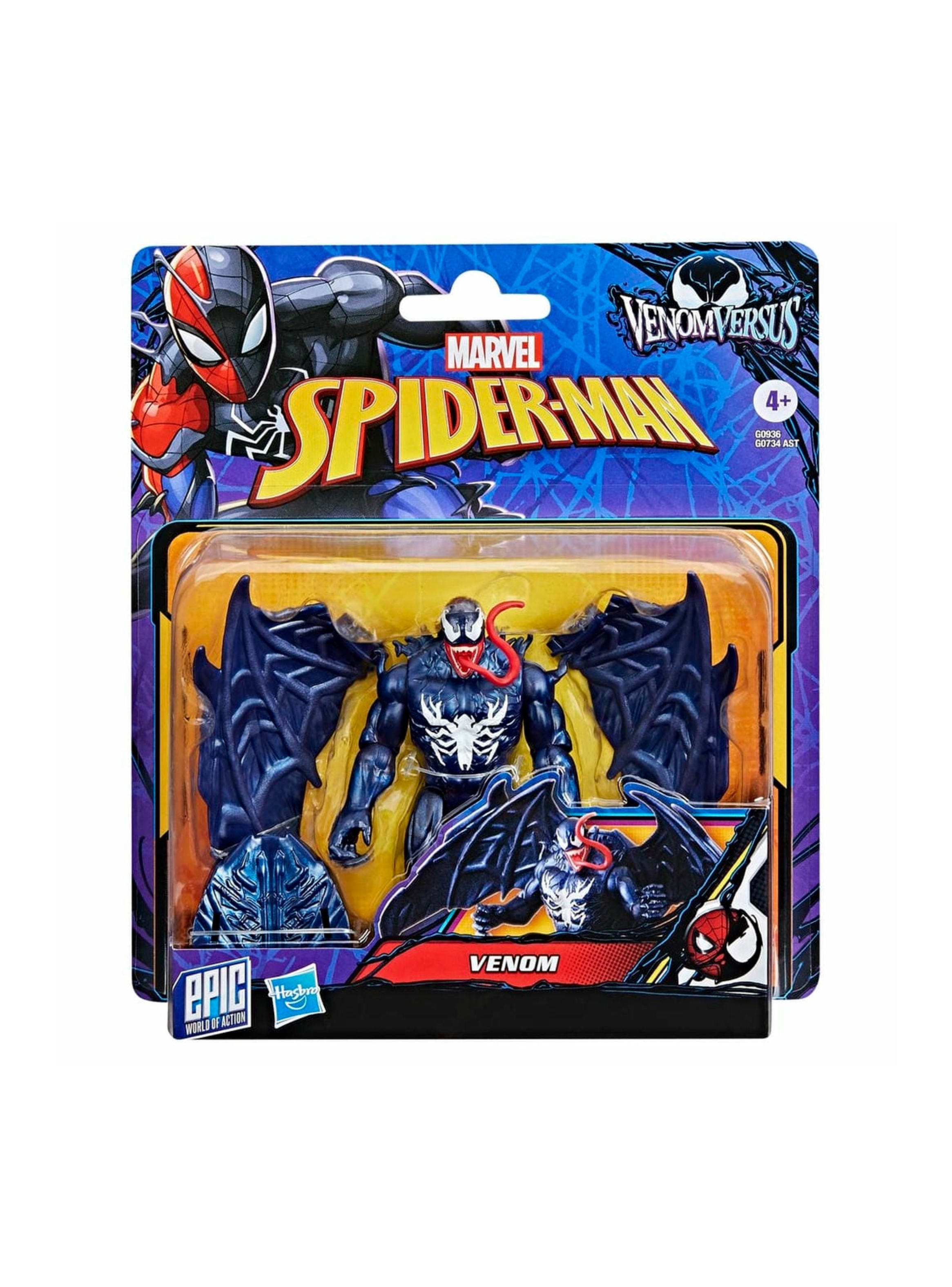 Figura de acción spiderman world of action venom vs venom-2
