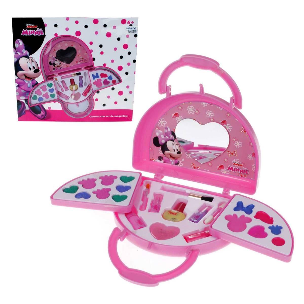Set cosméticos Minnie cartera maquillaje no tóxico-0