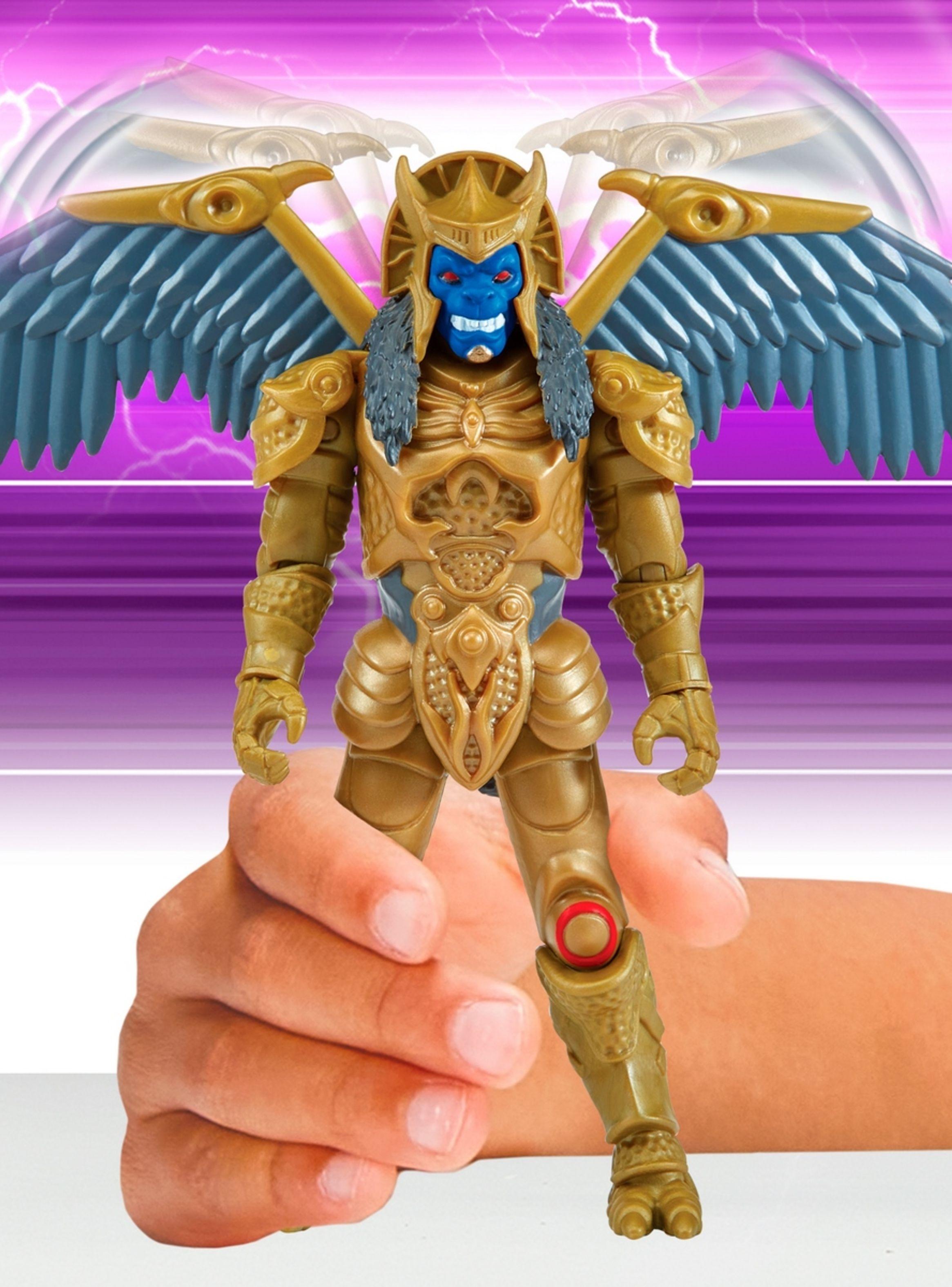 Power Rangers Figura Gira Cabeza - Goldar-5