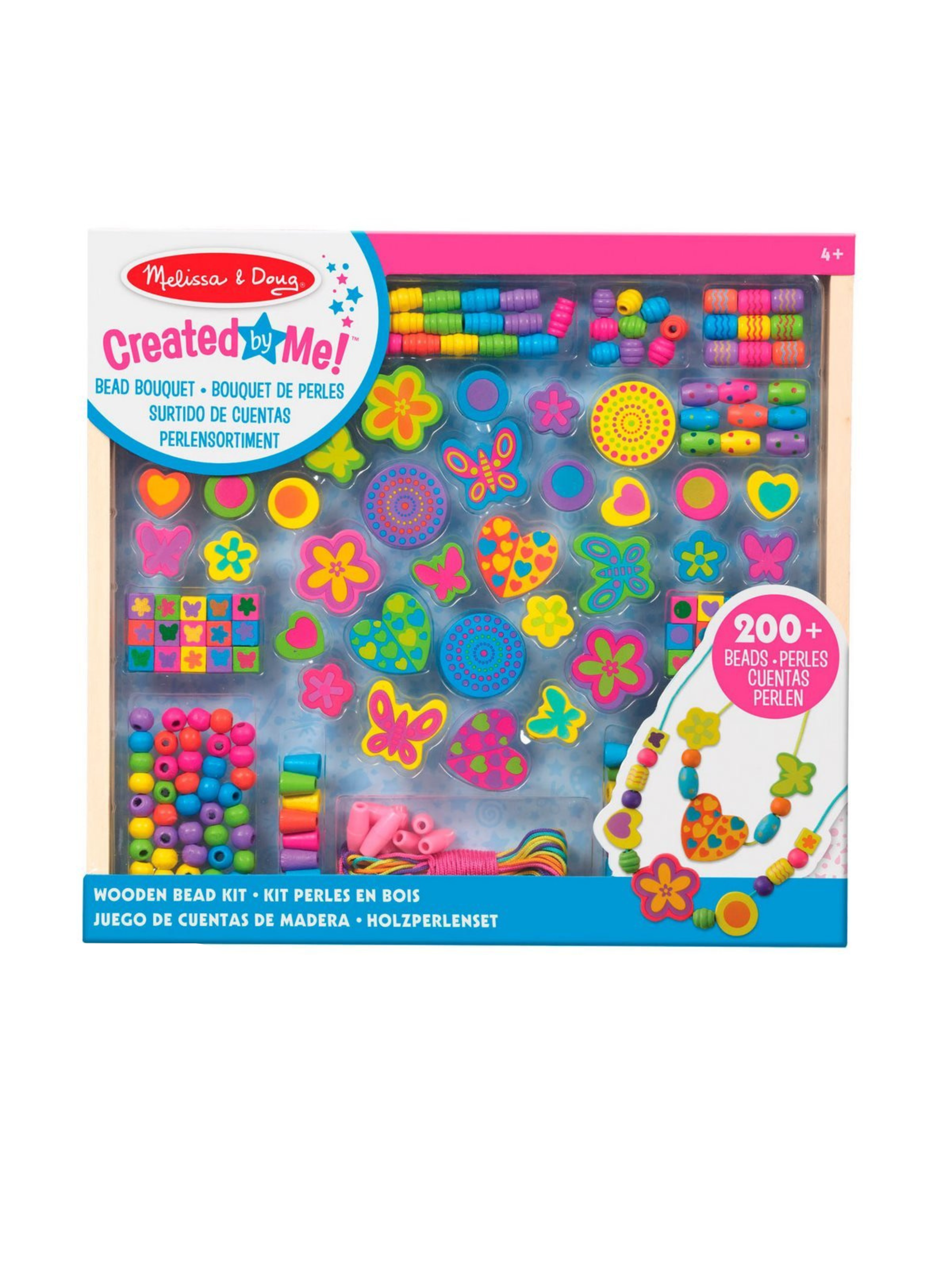 Set de manualidades Melissa and Doug collares de madera-2